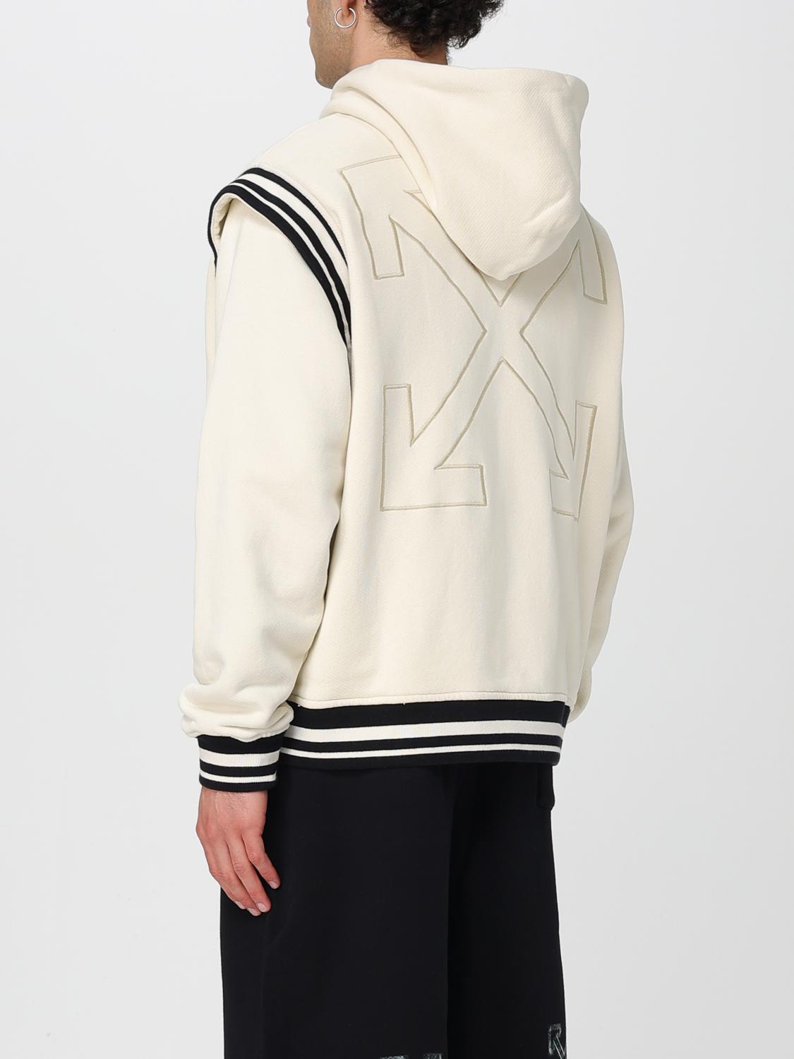 OFF-WHITE JACKET: Sweatshirt men Off-white, White - Img 3