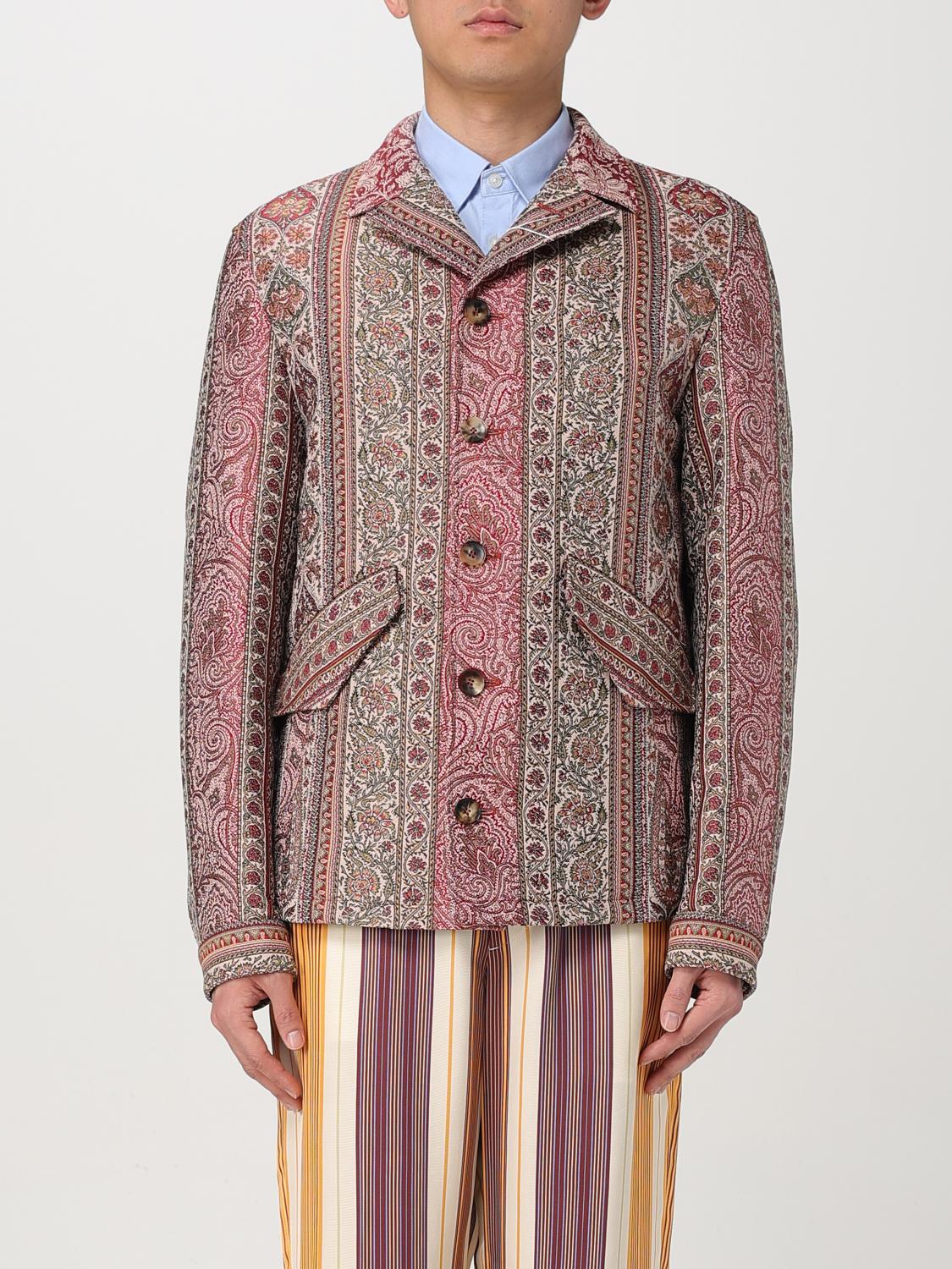 ETRO GIACCA: Overshirt Etro in misto lana Paisley , Fantasia - Img 1