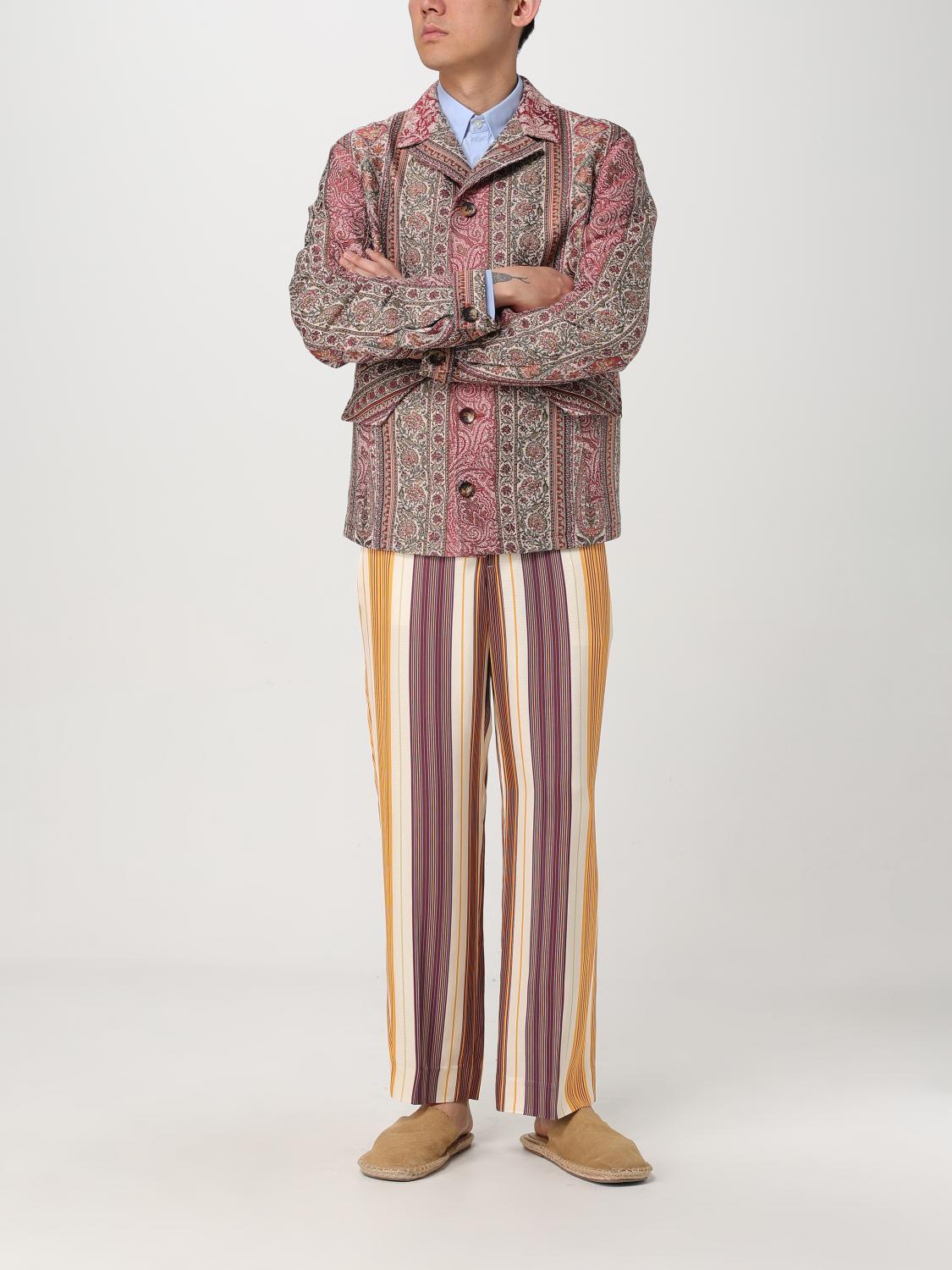 ETRO GIACCA: Overshirt Etro in misto lana Paisley , Fantasia - Img 2