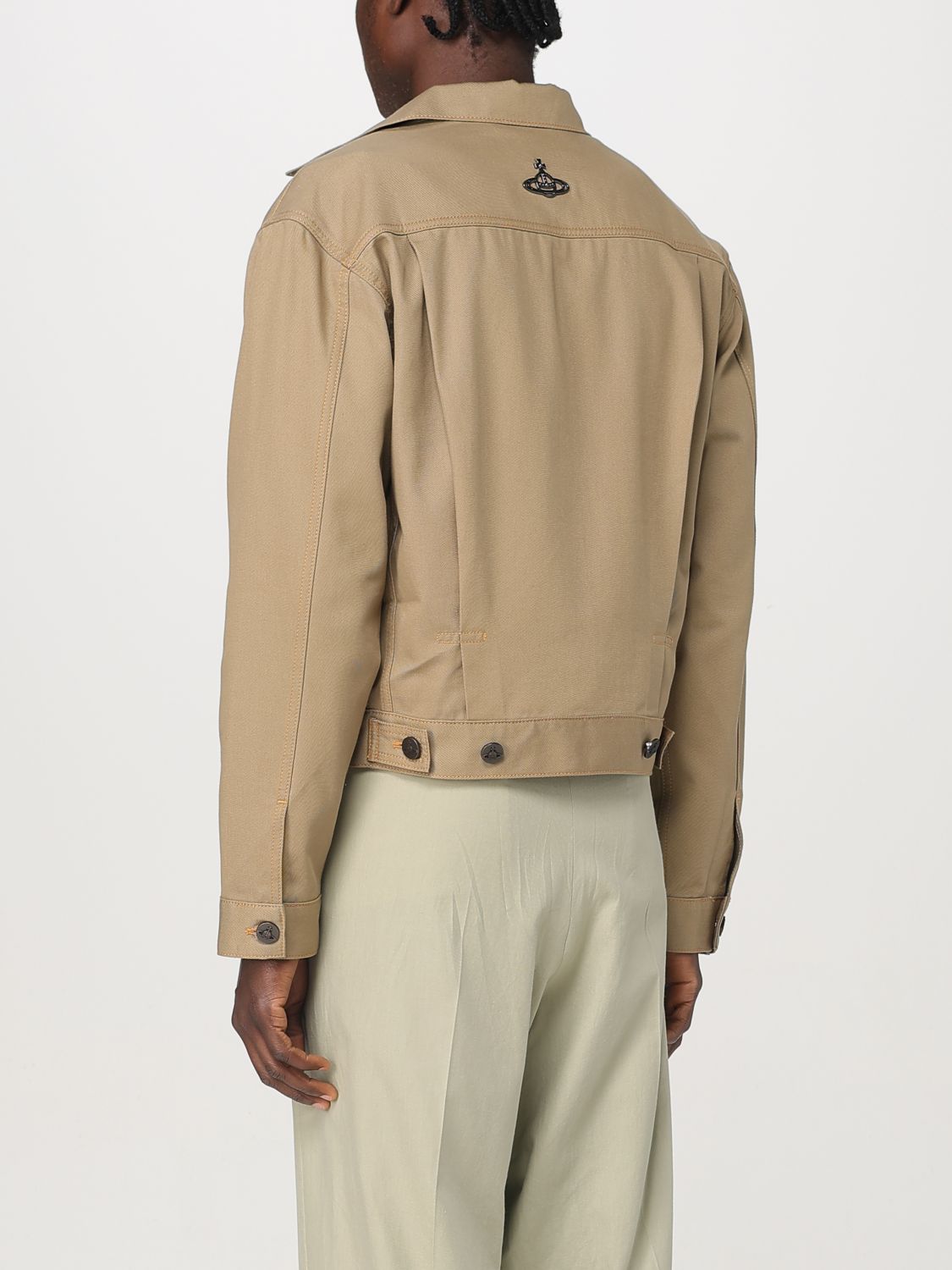 VIVIENNE WESTWOOD JACKET: Vivienne Westwood men's jacket, Beige - Img 3