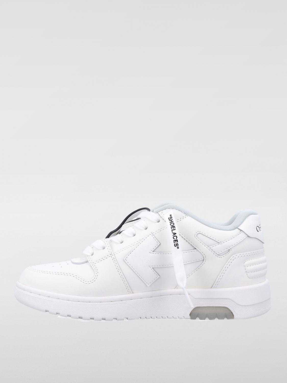 OFF-WHITE SNEAKERS: Sneakers Out Of Office For Walking Off-White in pelle , Bianco - Img 3