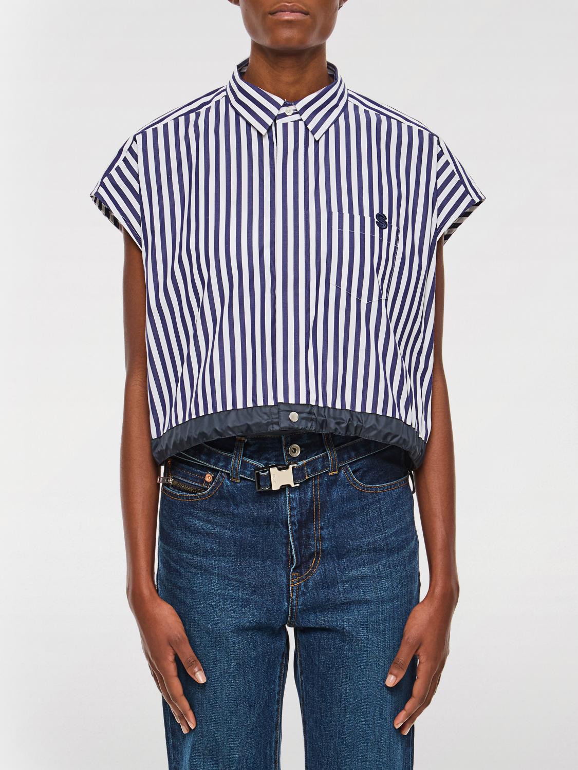 SACAI HEMDBLUSE: Hemdbluse damen Sacai, Fa01 - Img 1