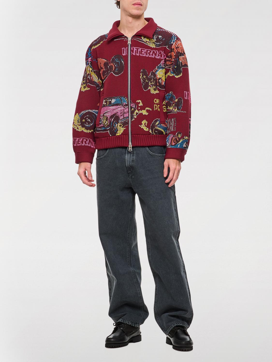 SACAI CARDIGAN: Pull homme Sacai, Rouge - Img 2