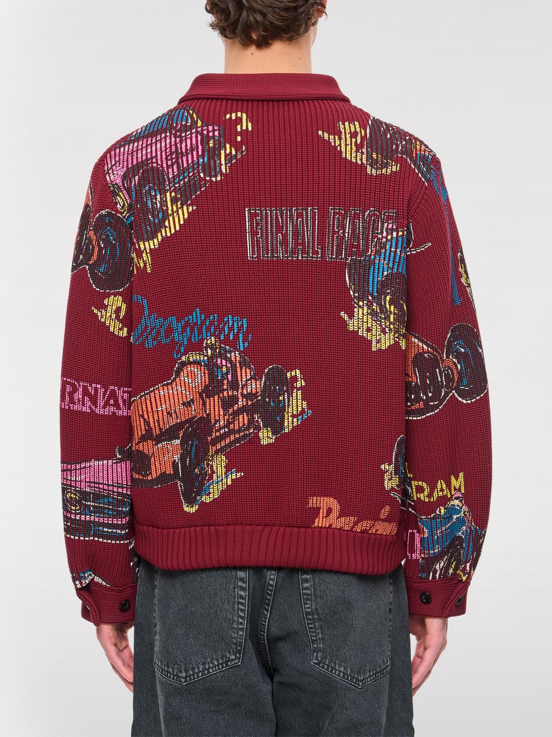 SACAI CARDIGAN: Pull homme Sacai, Rouge - Img 3