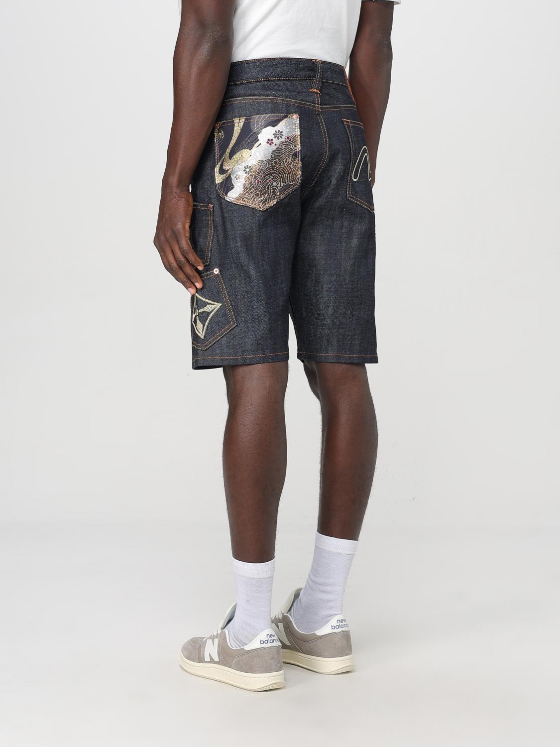 EVISU SHORTS: Short men Evisu, Denim - Img 2