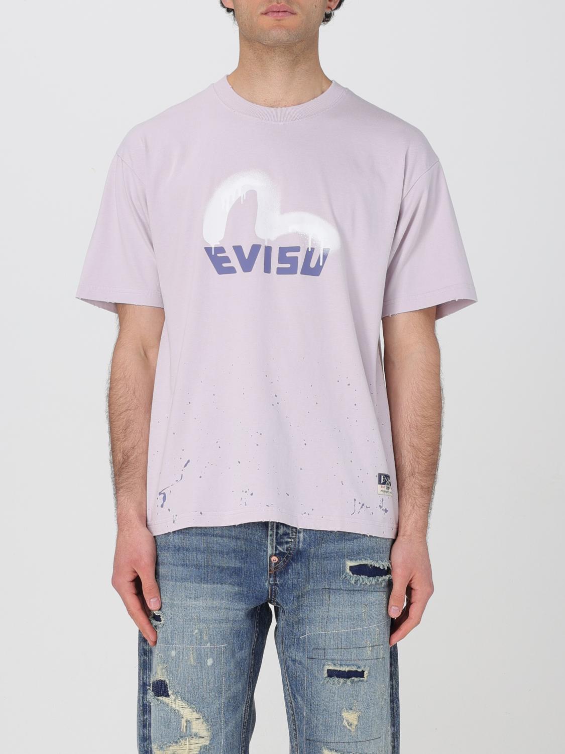 EVISU T-SHIRT: T-shirt men Evisu, Crimson - Img 1