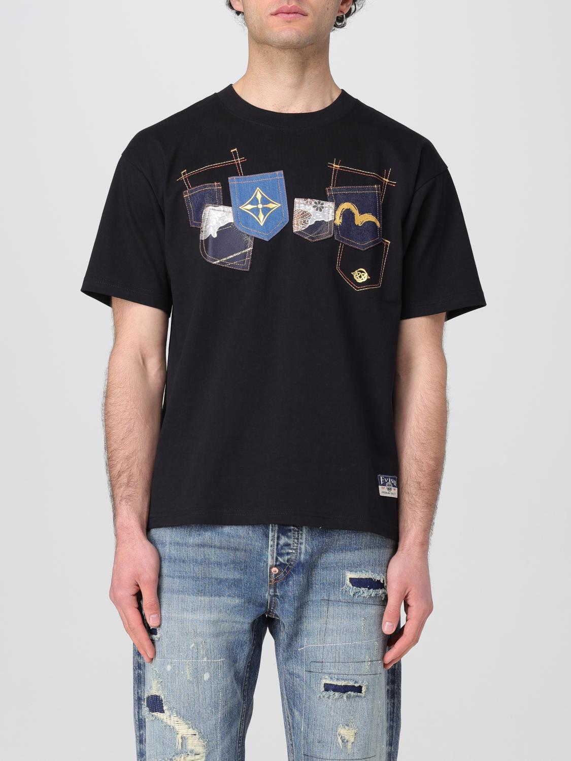 EVISU CAMISETA: Camiseta hombre Evisu, Negro - Img 1