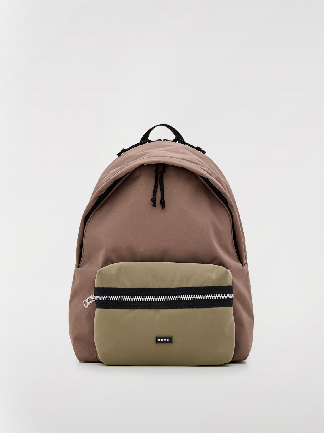 SACAI ZAINO: Zaino Sacai in nylon , Verde - Img 1