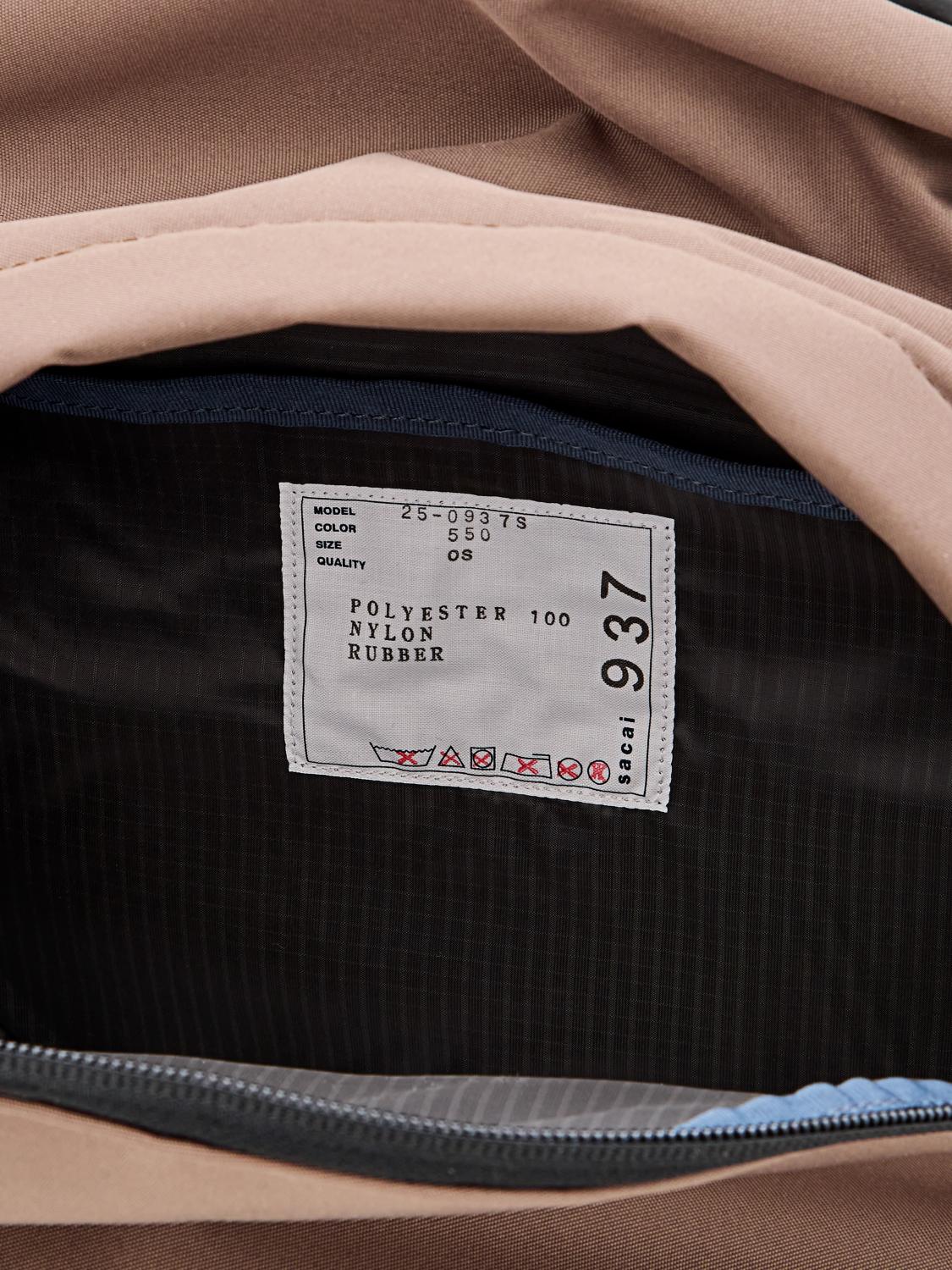 SACAI ZAINO: Zaino Sacai in nylon , Verde - Img 5