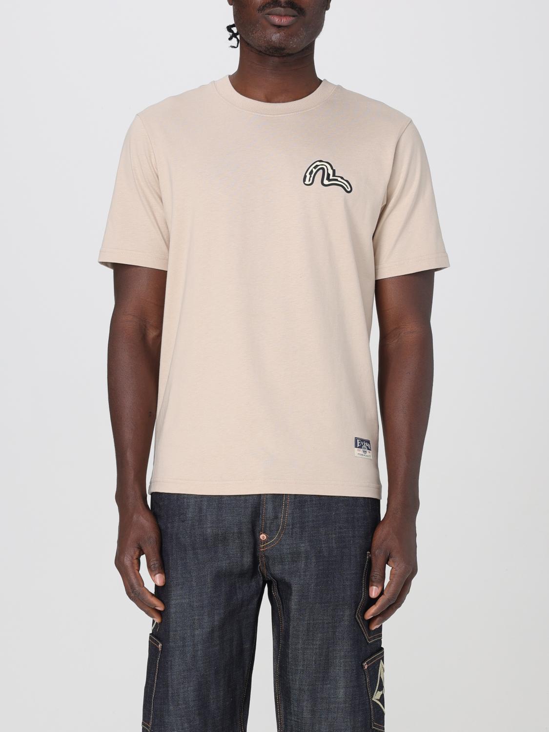 EVISU T-SHIRT: T-shirt men Evisu, Brown - Img 1