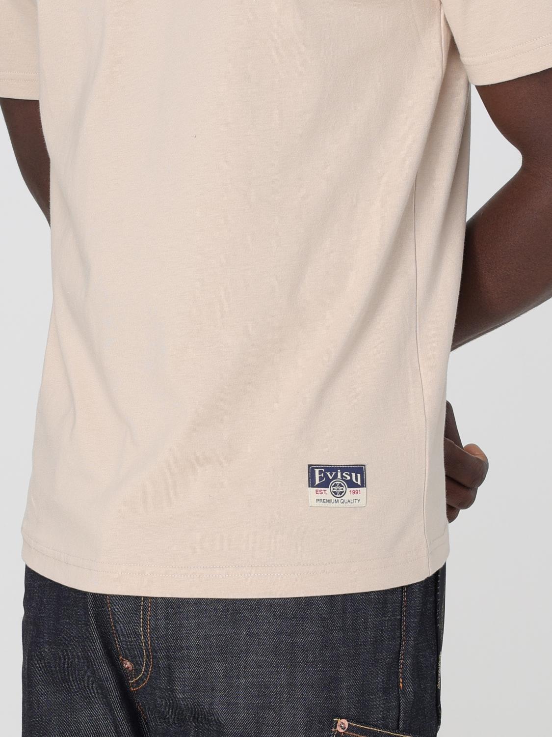 EVISU T-SHIRT: T-shirt men Evisu, Brown - Img 3