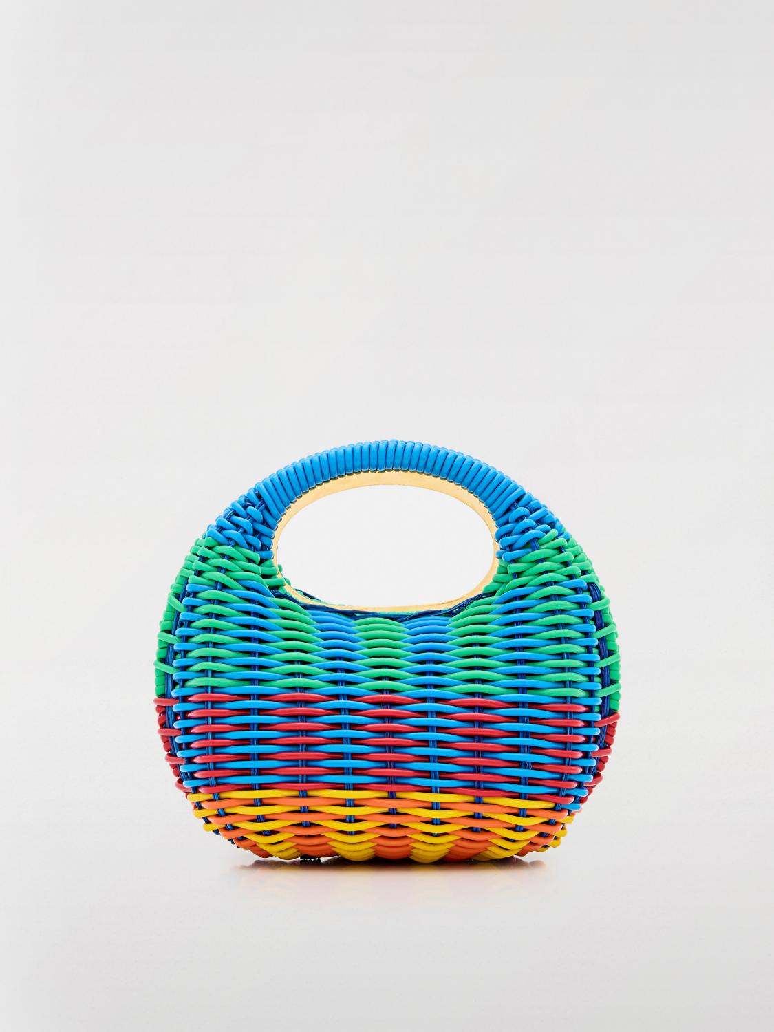 SACAI BORSA MINI: Borsa Sacai in pvc multicolor intrecciato , Fantasia - Img 3