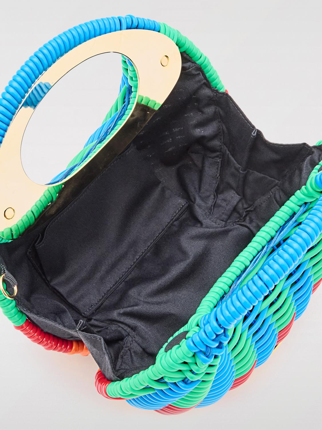 SACAI BORSA MINI: Borsa Sacai in pvc multicolor intrecciato , Fantasia - Img 5