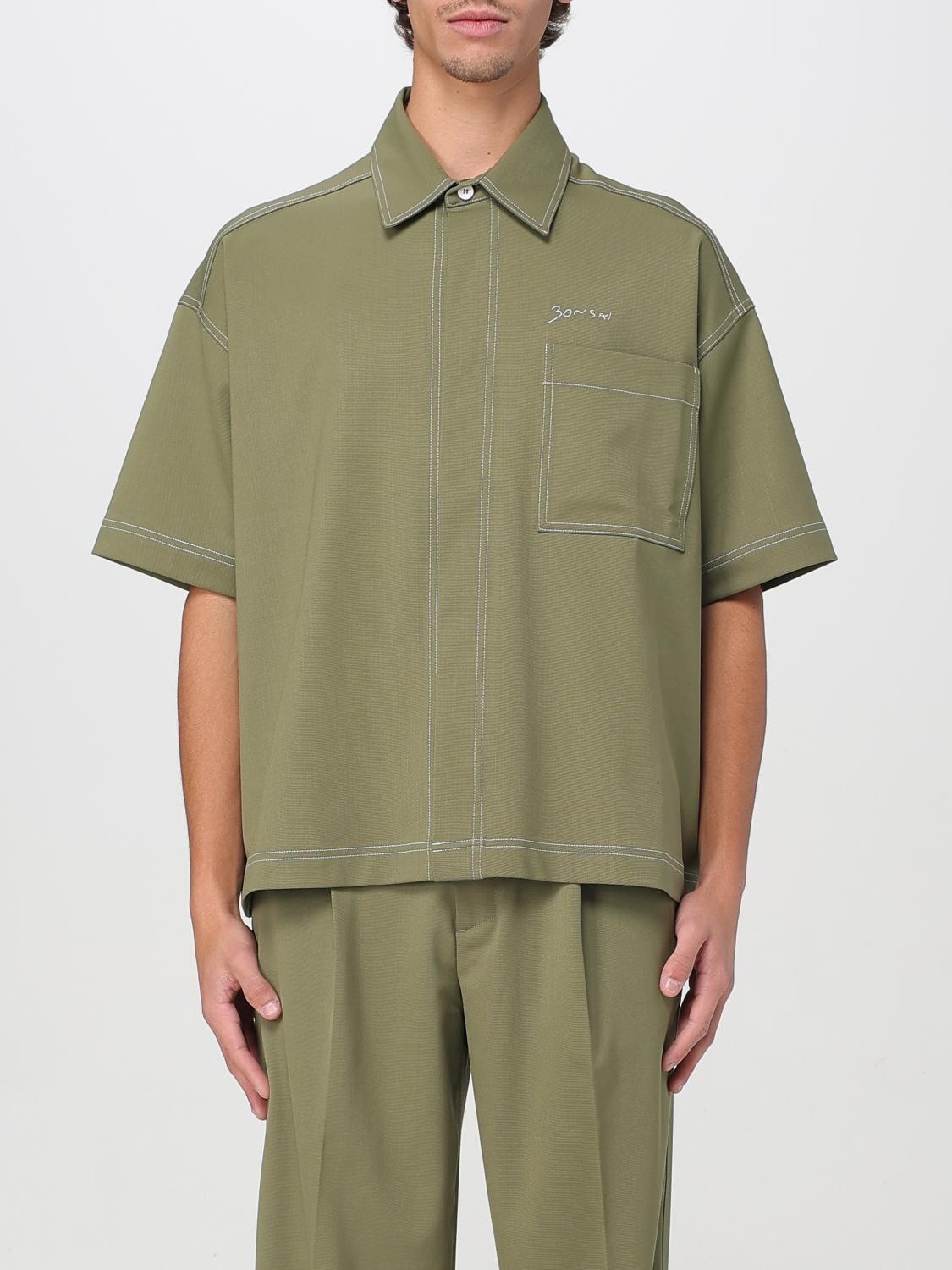 BONSAI CAMICIA: Camicia Bonsai in cotone , Verde - Img 1