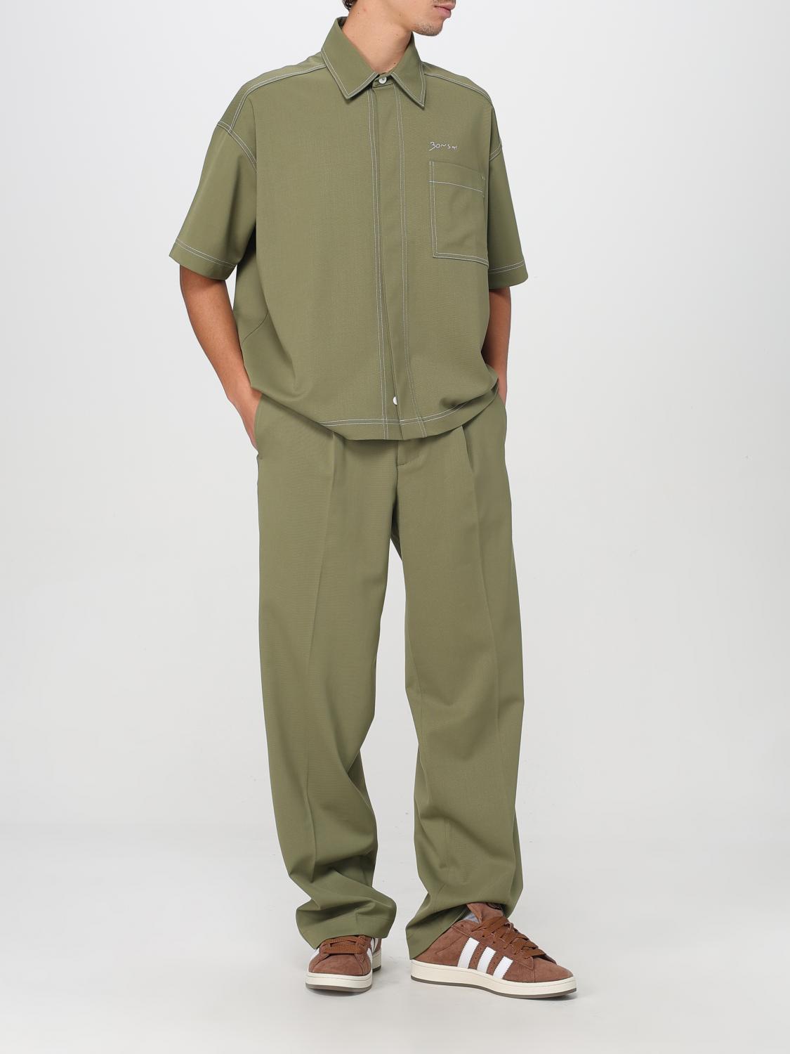 BONSAI CAMICIA: Camicia Bonsai in cotone , Verde - Img 2