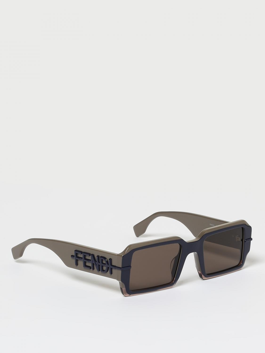FENDI SUNGLASSES: Sunglasses men Fendi, Brown - Img 1