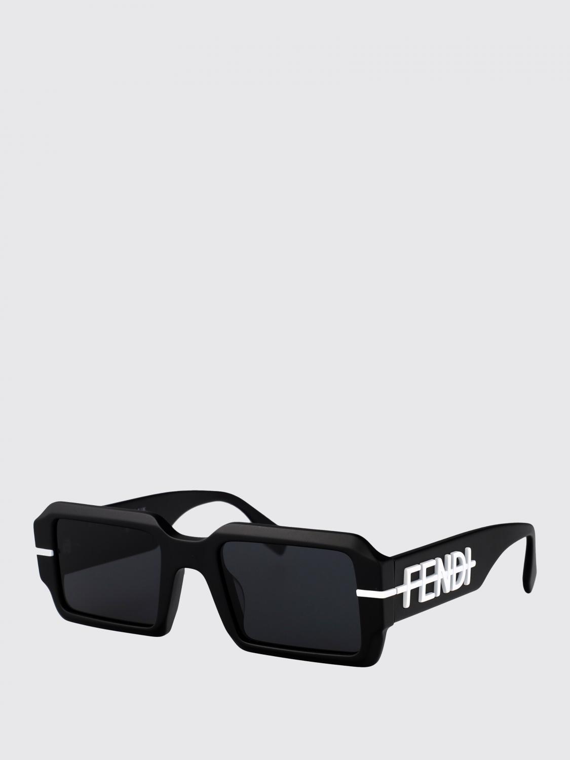 FENDI 선글라스: 선글라스 남성 Fendi, 블랙 1 - Img 1