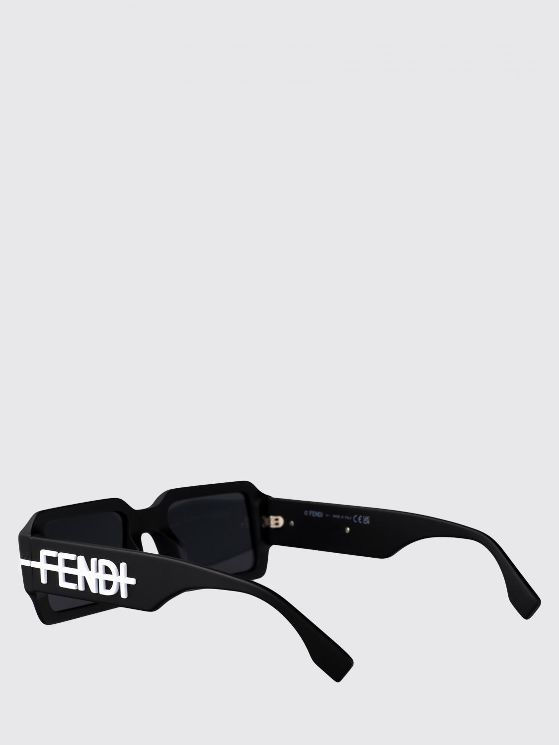 FENDI 선글라스: 선글라스 남성 Fendi, 블랙 1 - Img 3