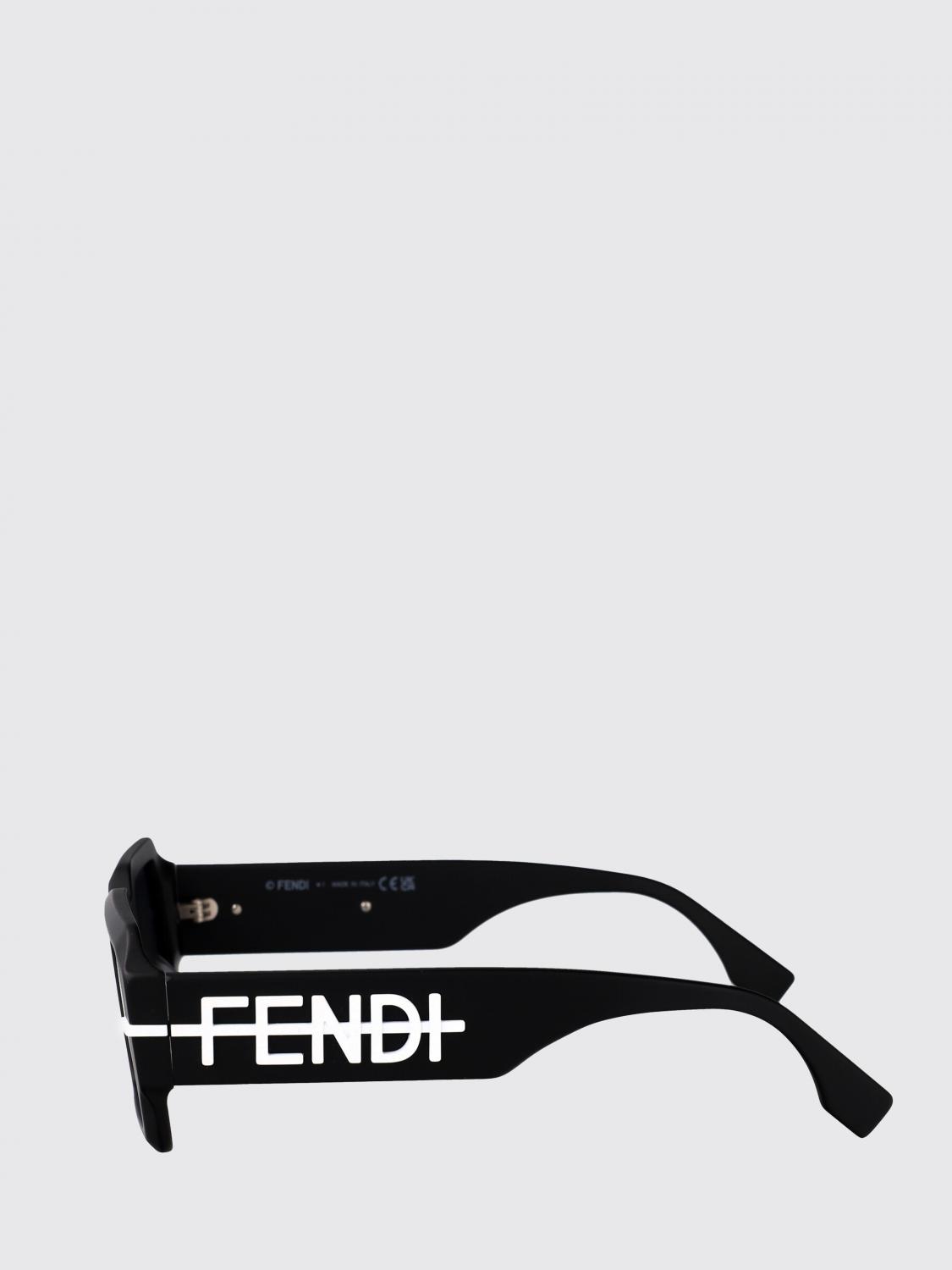FENDI 선글라스: 선글라스 남성 Fendi, 블랙 1 - Img 4