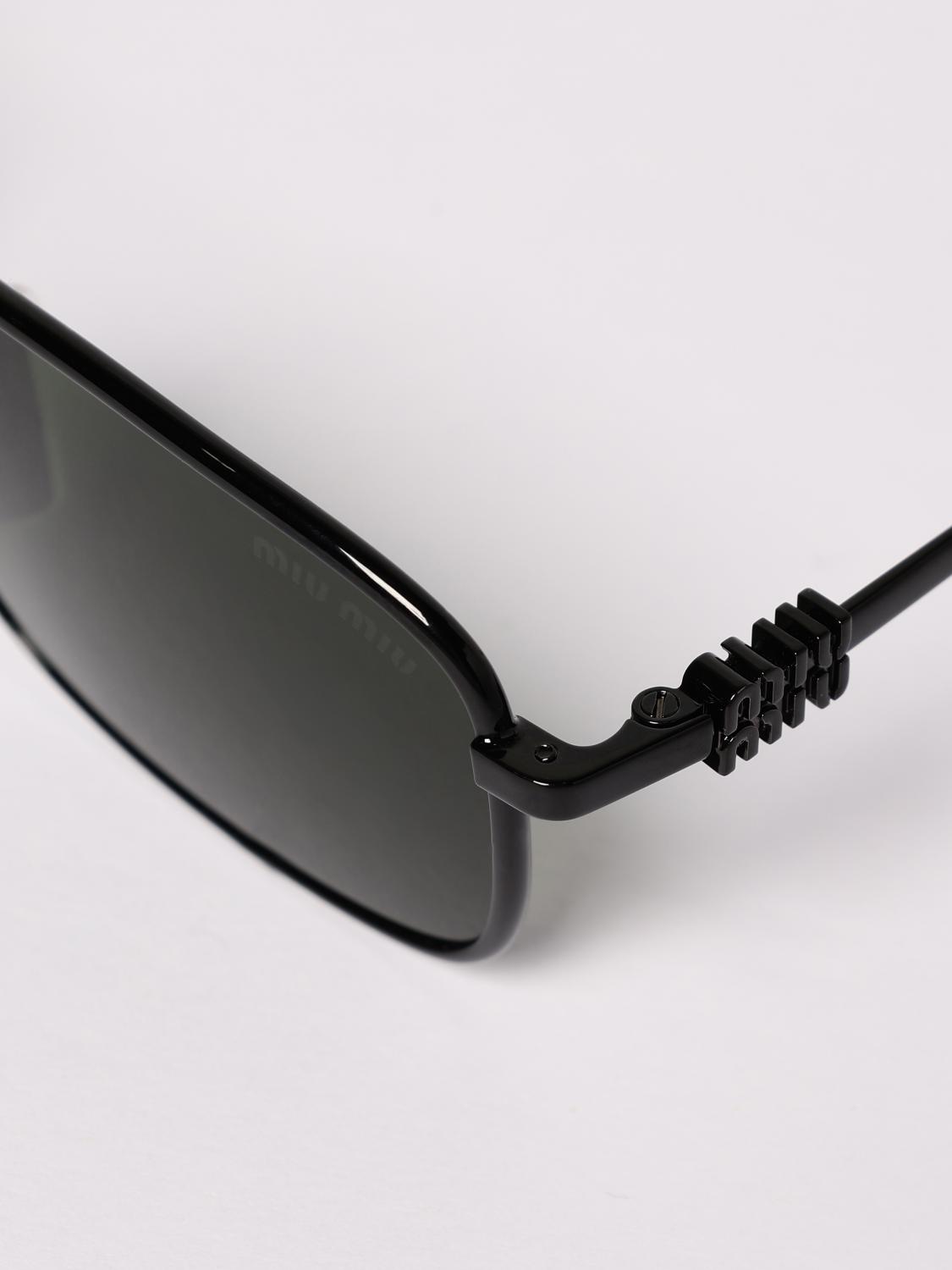 MIU MIU SUNGLASSES: Miu Miu women's sunglasses, Black - Img 5