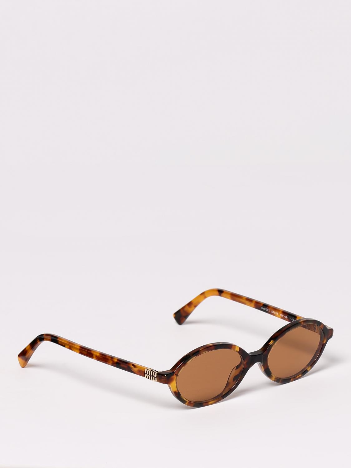 MIU MIU SUNGLASSES: Sunglasses woman Miu Miu, Brown - Img 1