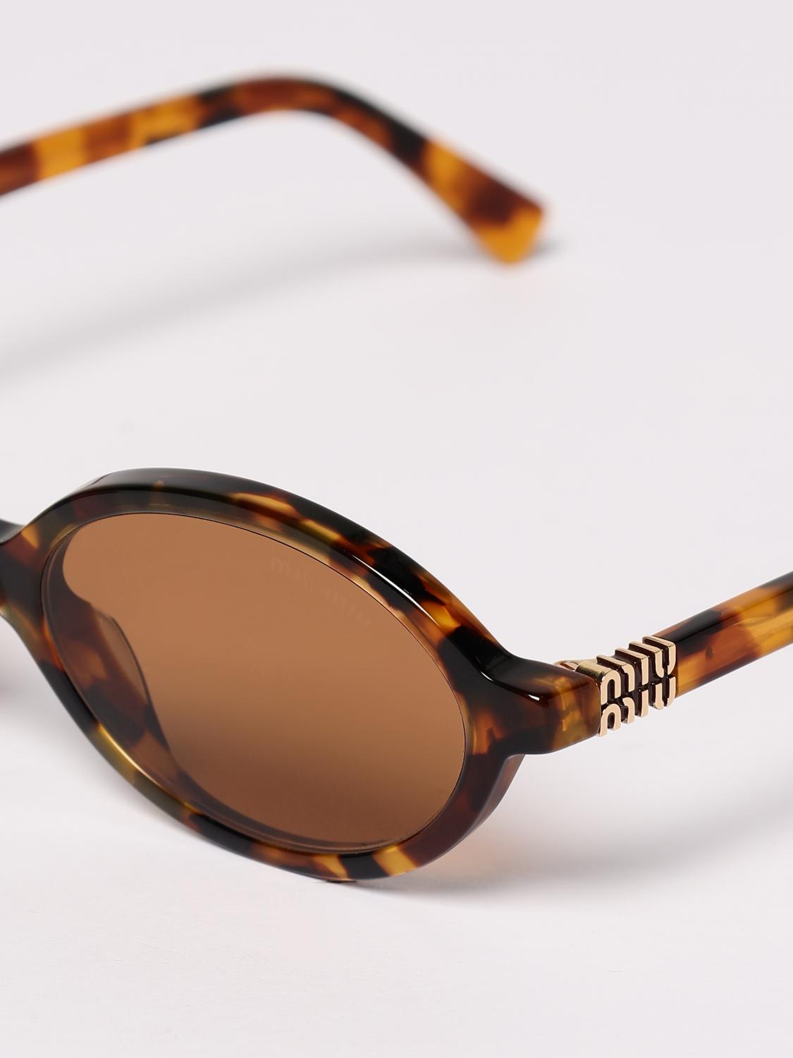 MIU MIU SUNGLASSES: Sunglasses woman Miu Miu, Brown - Img 5