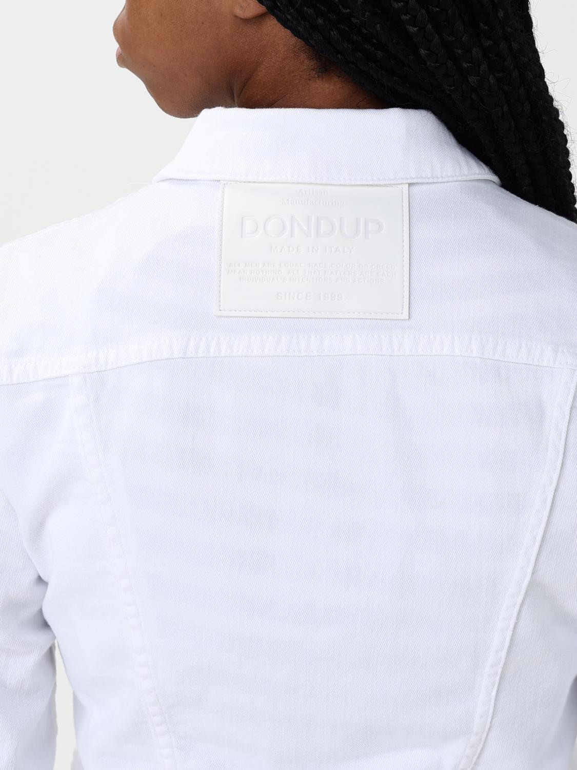 DONDUP CHAQUETA: Chaqueta mujer Dondup, Blanco - Img 4
