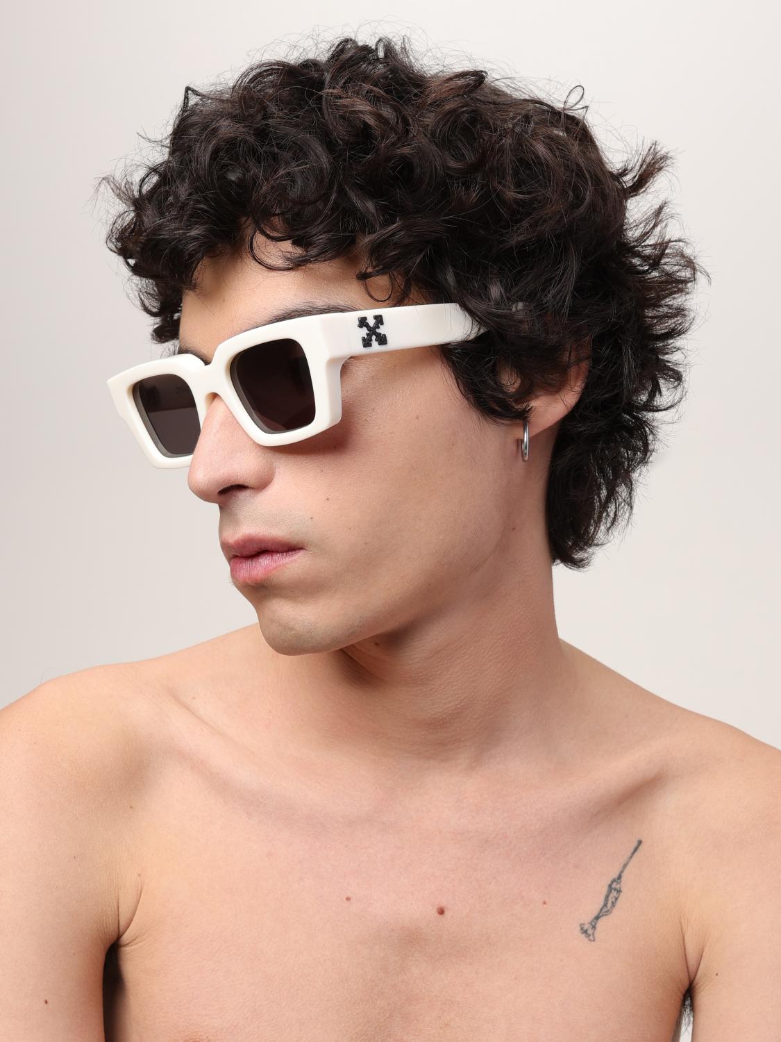 Off-White サングラス メンズ - ホワイト | OERI008 VIRGIL SUNGLASSES