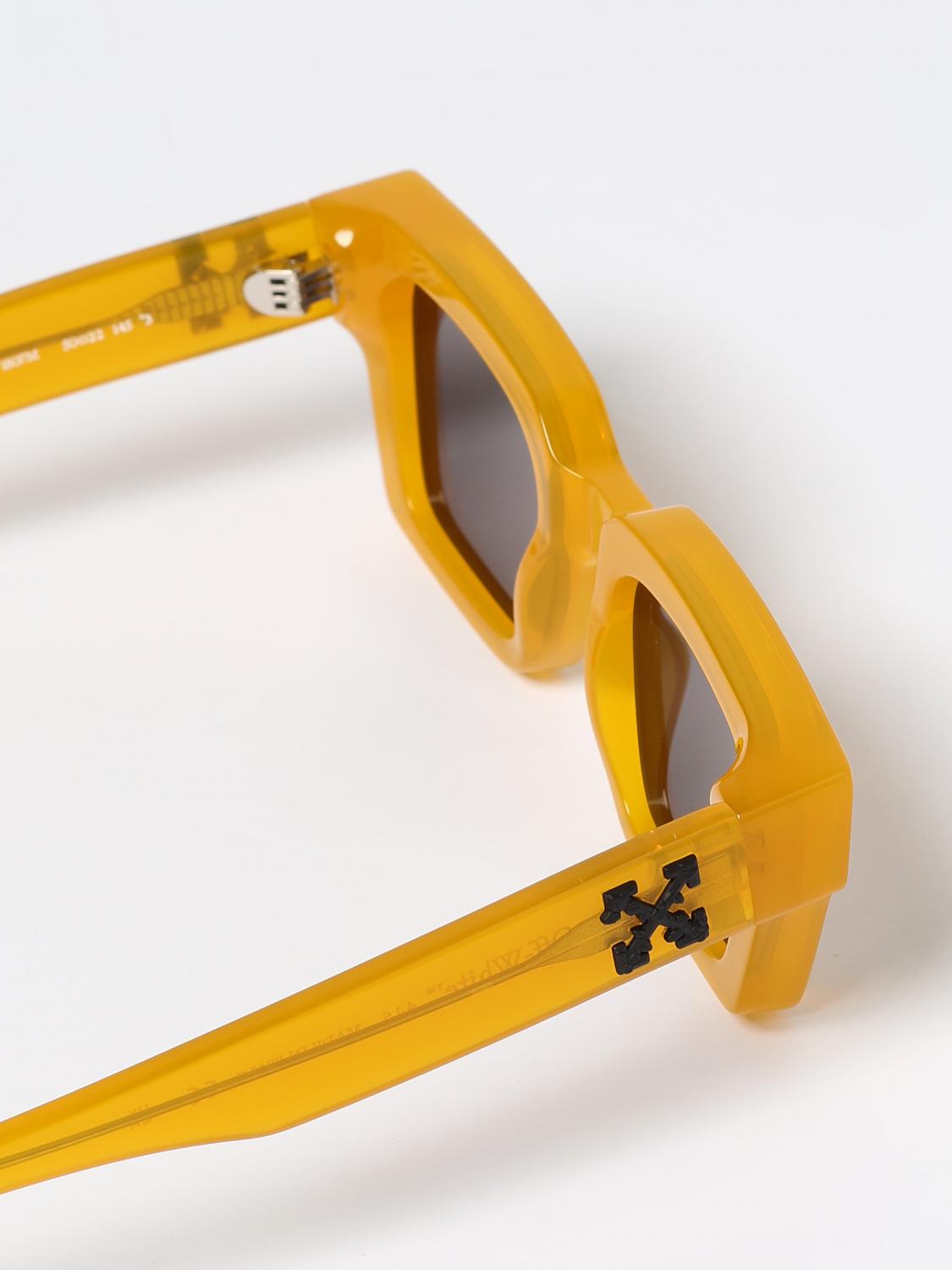 OFF-WHITE SUNGLASSES: Sunglasses men Off-white, Yellow - Img 5