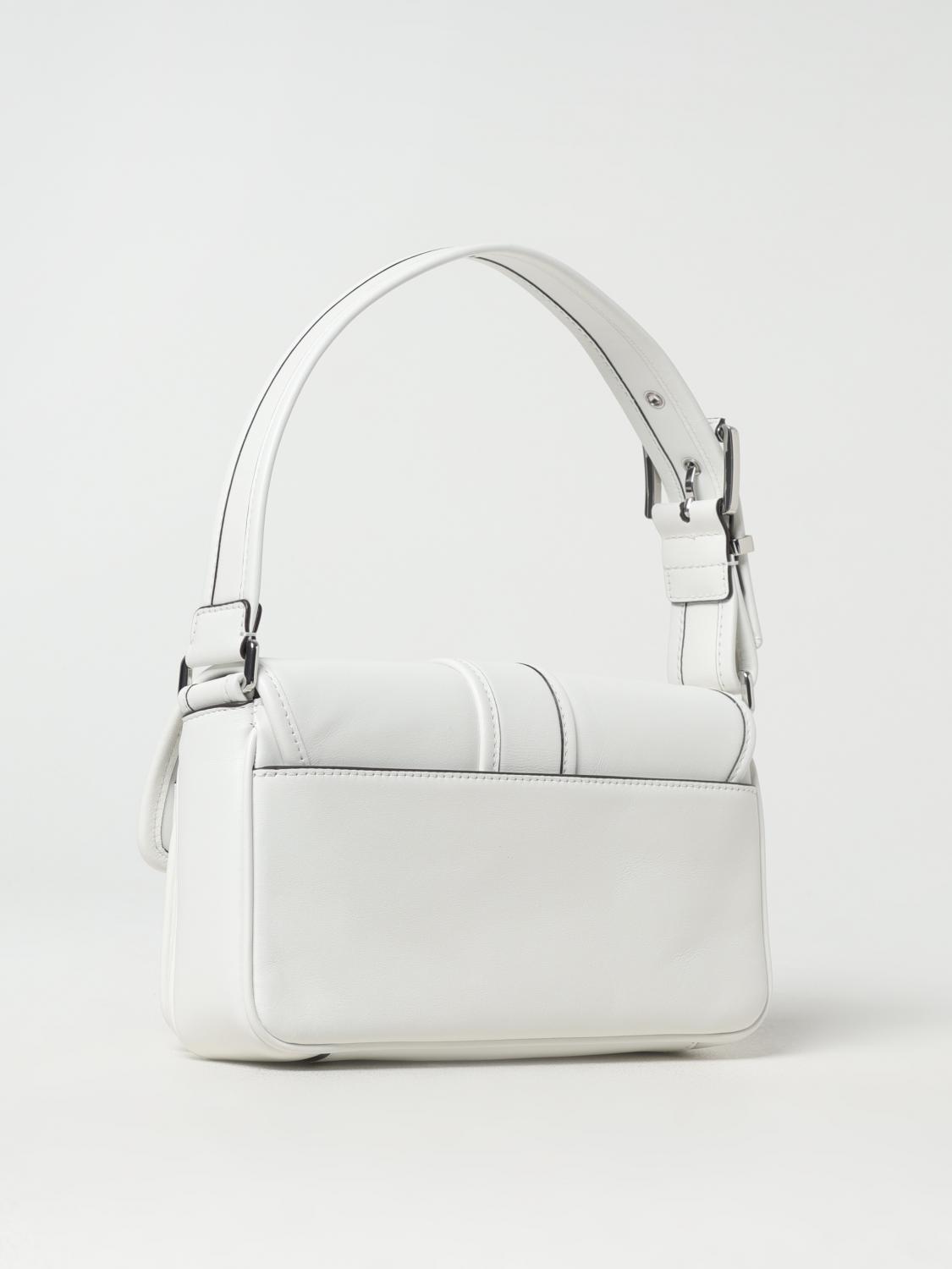 MICHAEL KORS BORSA A SPALLA: Borsa Colby Michael Kors in pelle , Bianco - Img 2