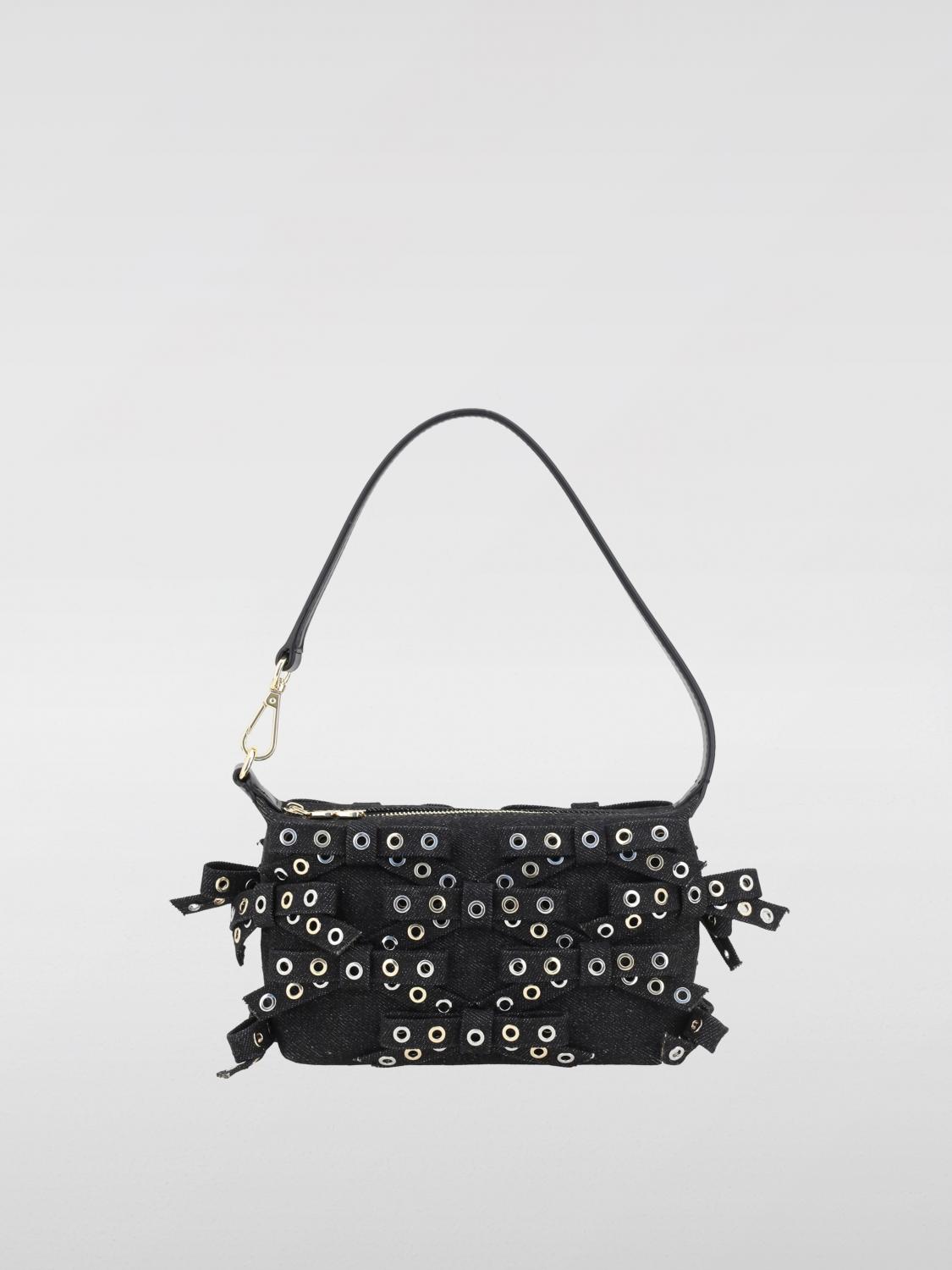 GANNI MINI BOLSO: Clutch mujer Ganni, Negro - Img 1