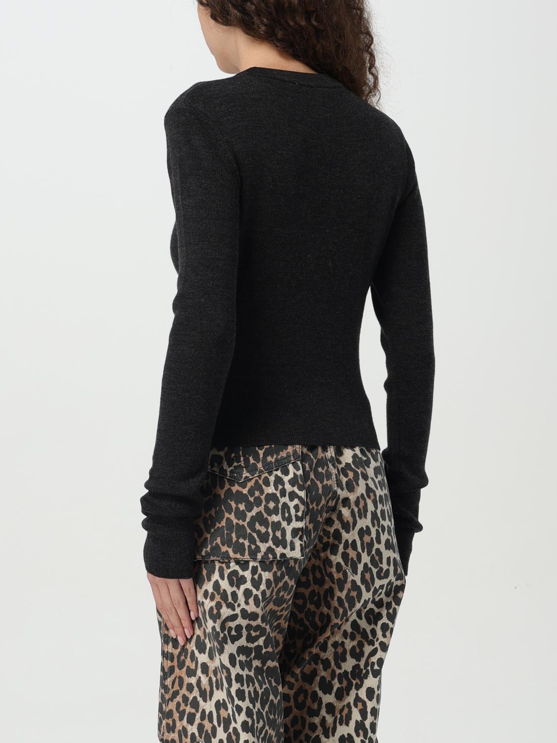 GANNI STRICKJACKE: Pullover damen Ganni, Charcoal - Img 3