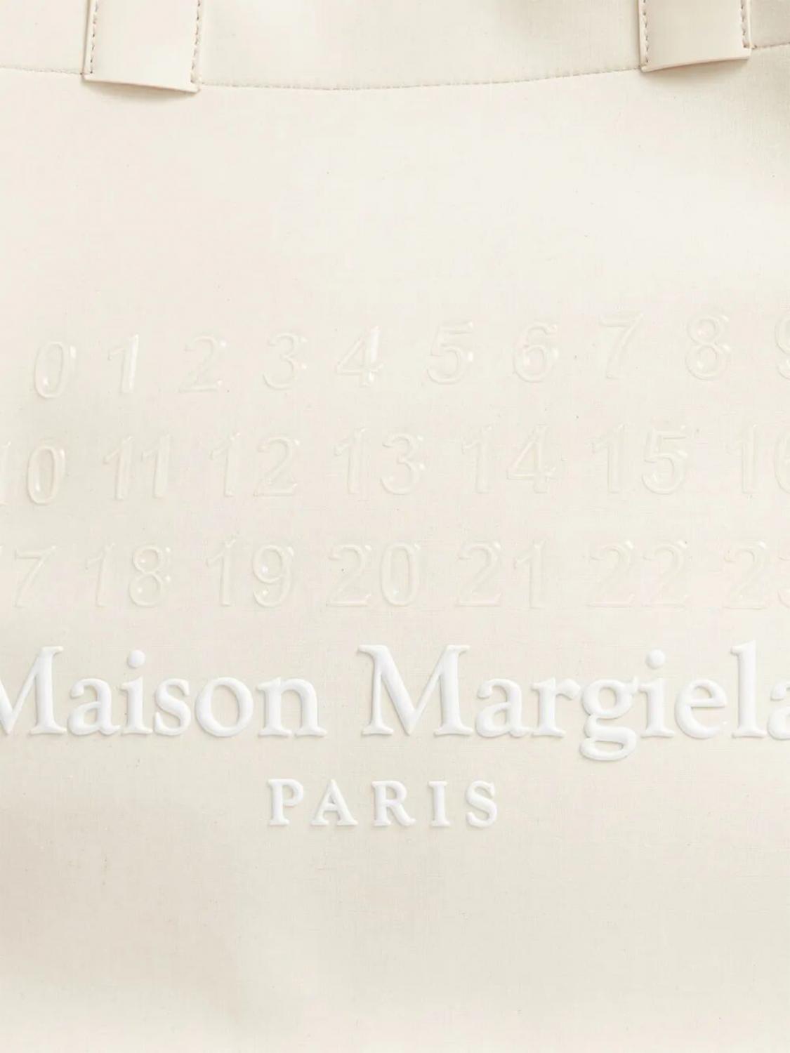 MAISON MARGIELA BORSA: Borsa a mano Cabas tote in cotone Maison Margiela, Naturale - Img 4