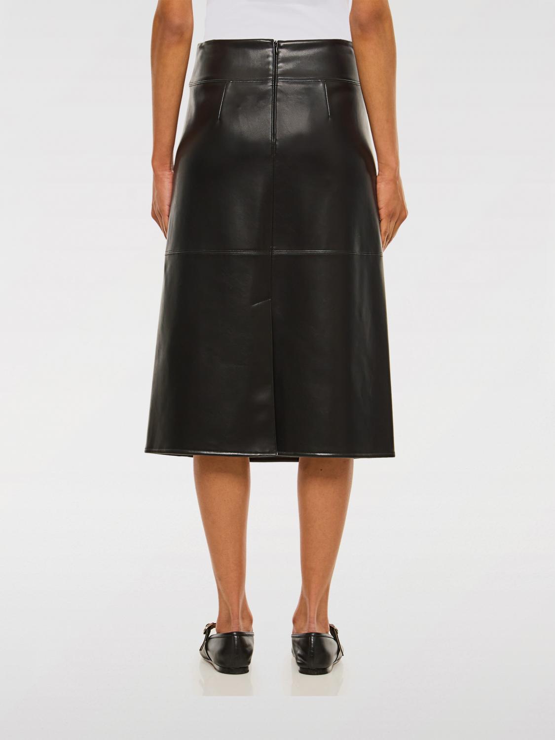 'S MAX MARA GONNA: Gonna 'S Max Mara in pelle sintetica , Nero - Img 3