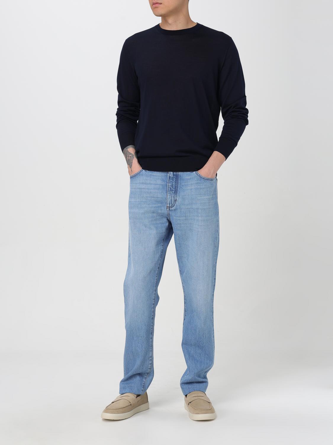 ZEGNA SWEATER: Sweater men Zegna, Navy - Img 2