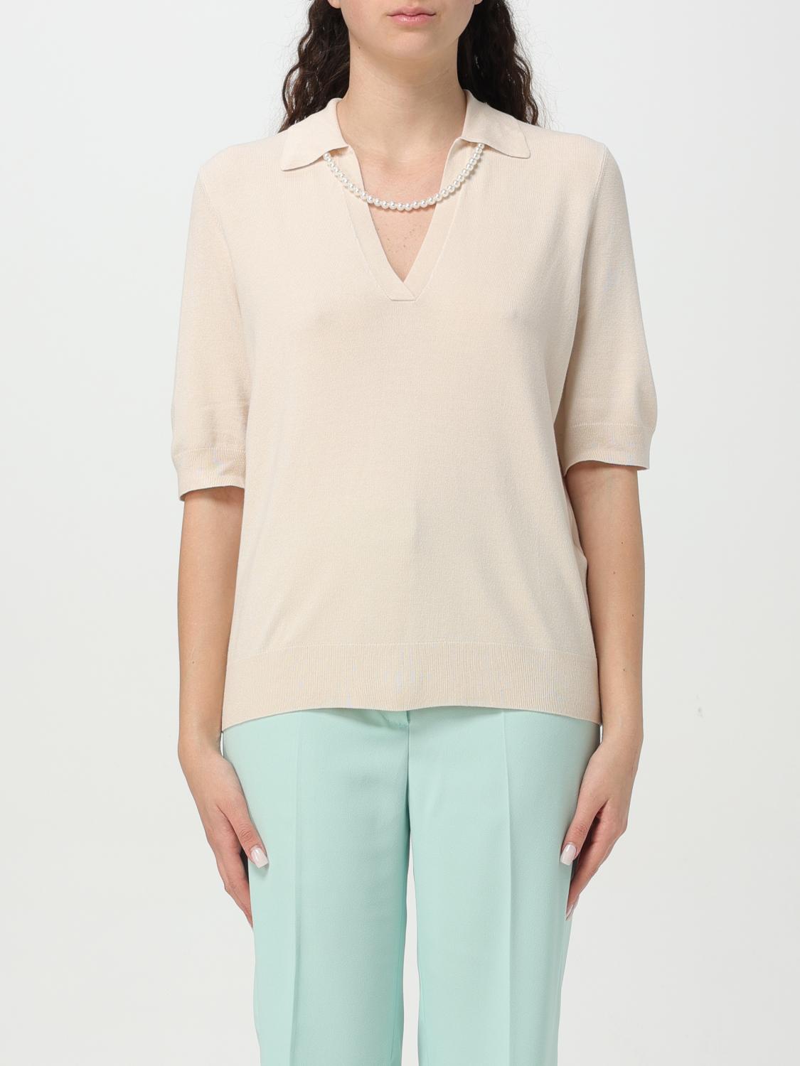 LIU JO POLO: Jersey mujer Liu Jo, Beige - Img 1