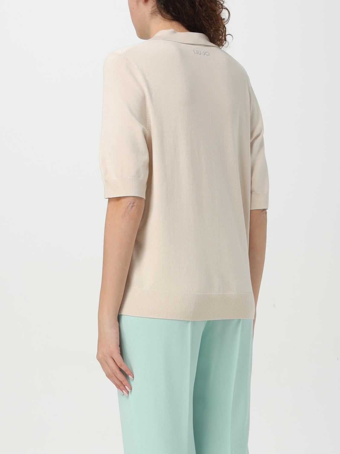LIU JO POLO: Jersey mujer Liu Jo, Beige - Img 2