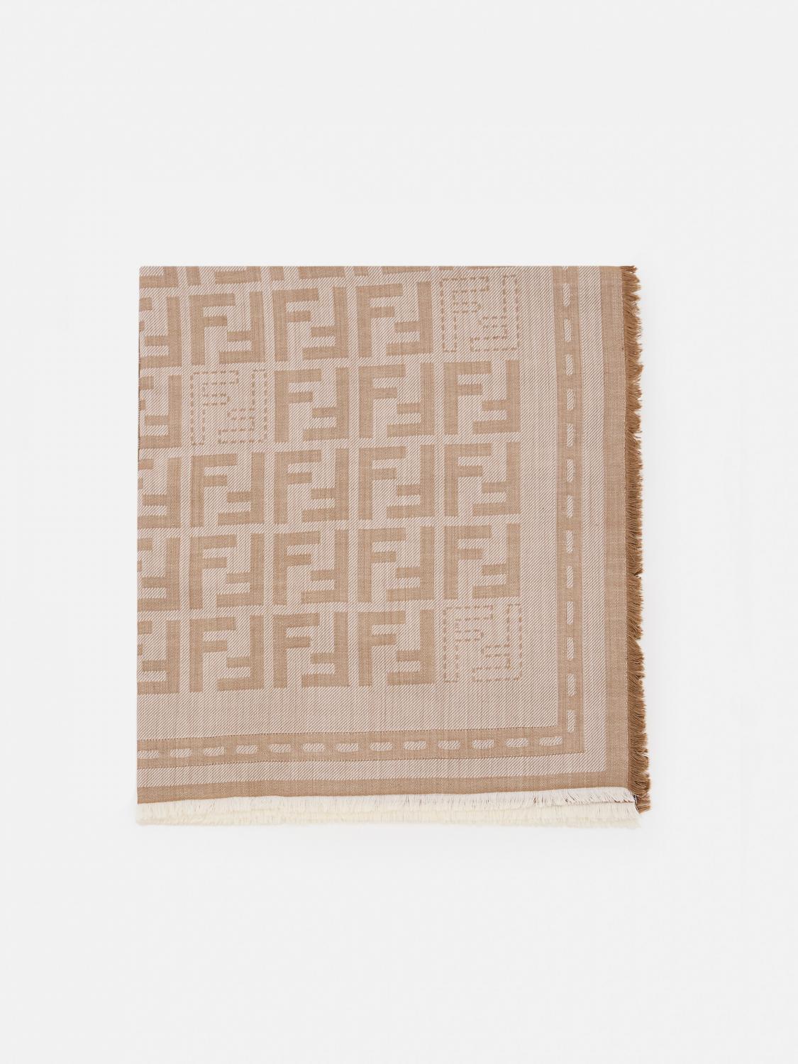 Fendi Scarf woman - Grey | FXT069AUM1 | GIGLIO.COM