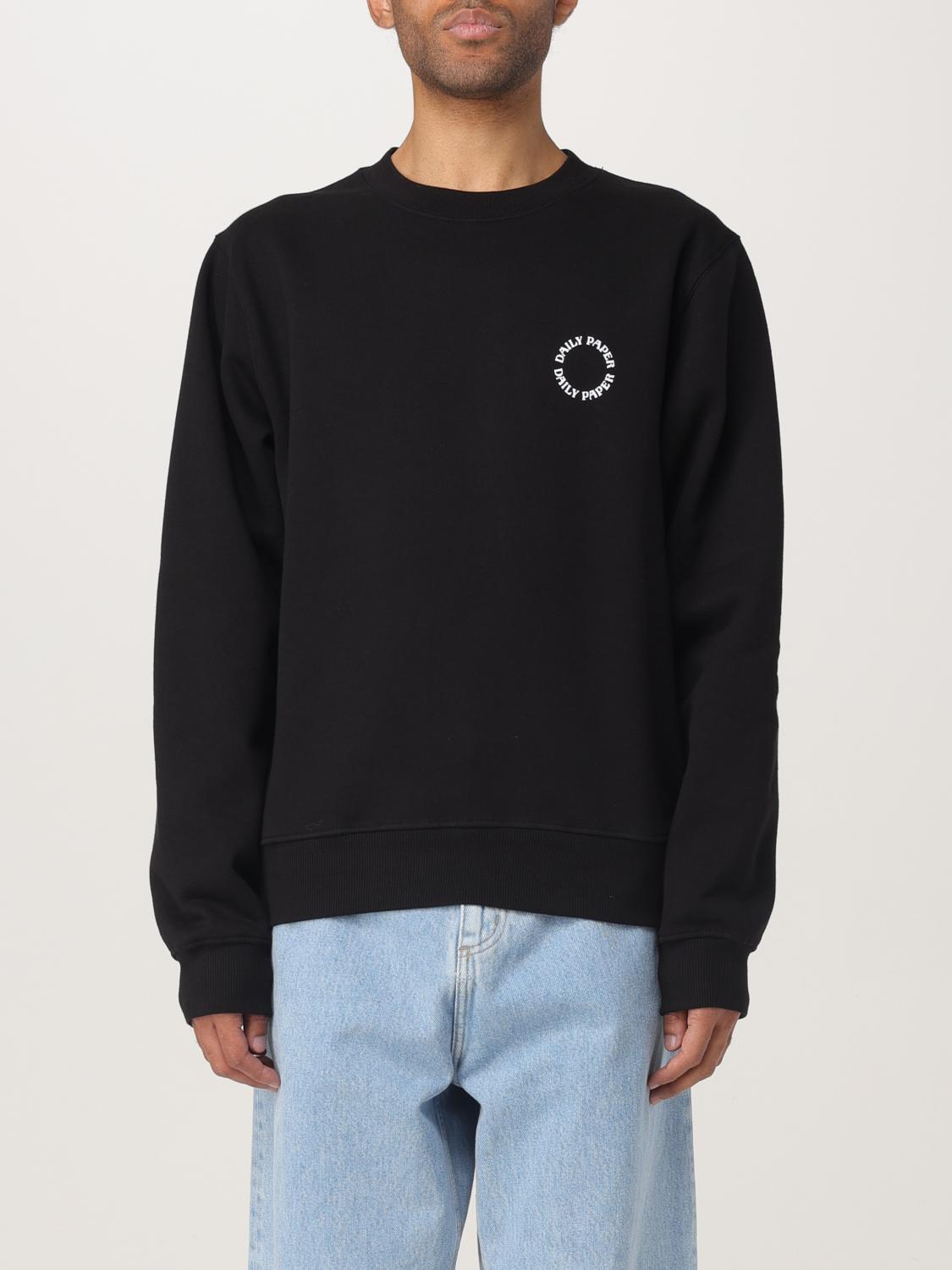 DAILY PAPER SWEATSHIRT: Pullover herren Daily Paper, Schwarz - Img 1