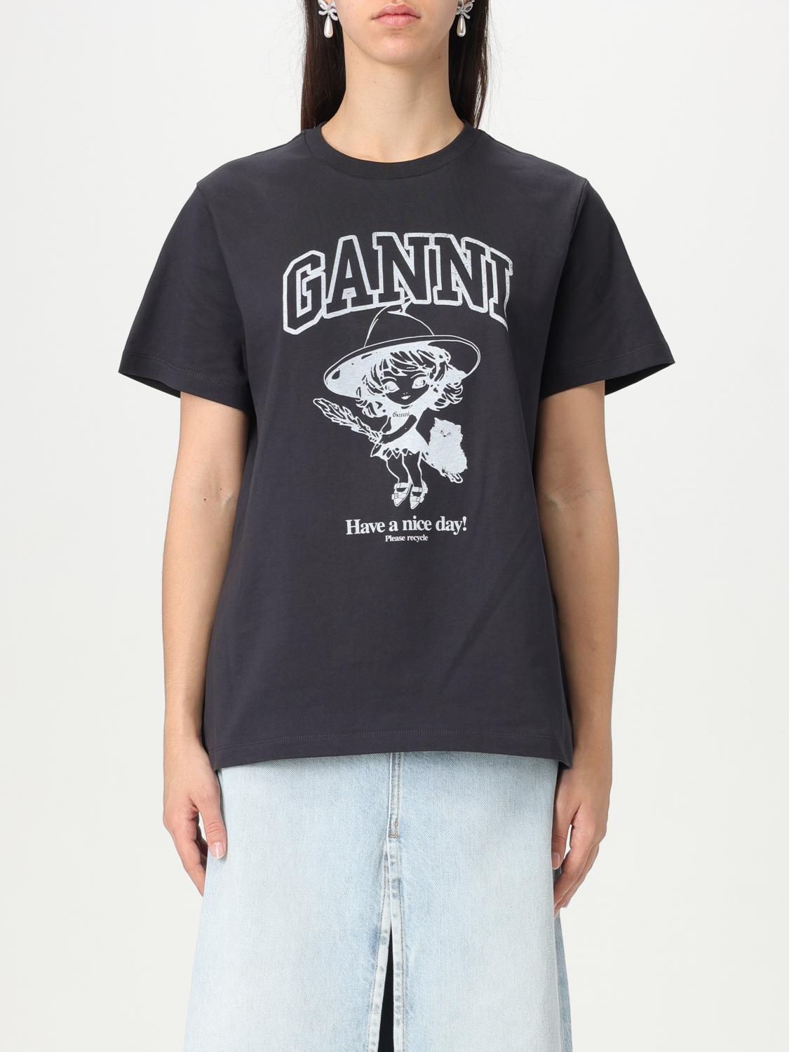 GANNI CAMISETA: Top mujer Ganni, Nudo - Img 1