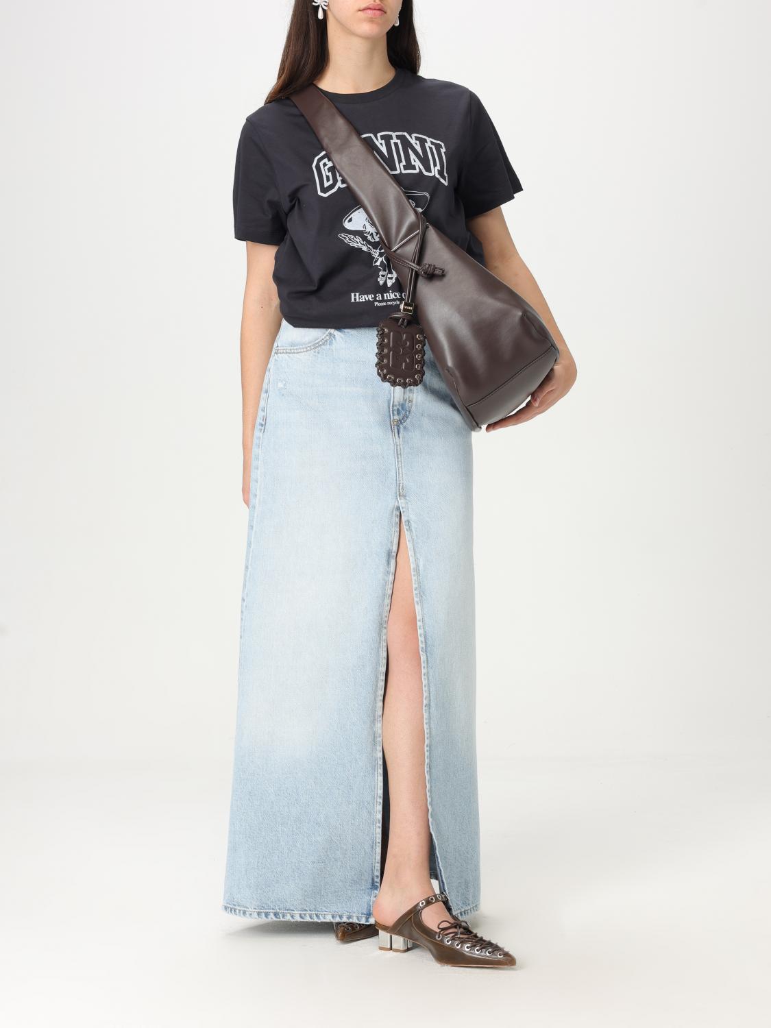 GANNI CAMISETA: Top mujer Ganni, Nudo - Img 2
