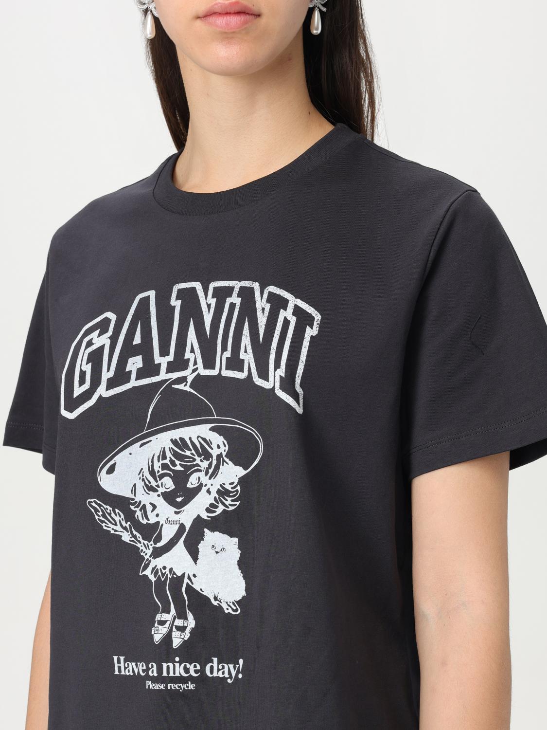 GANNI CAMISETA: Top mujer Ganni, Nudo - Img 4