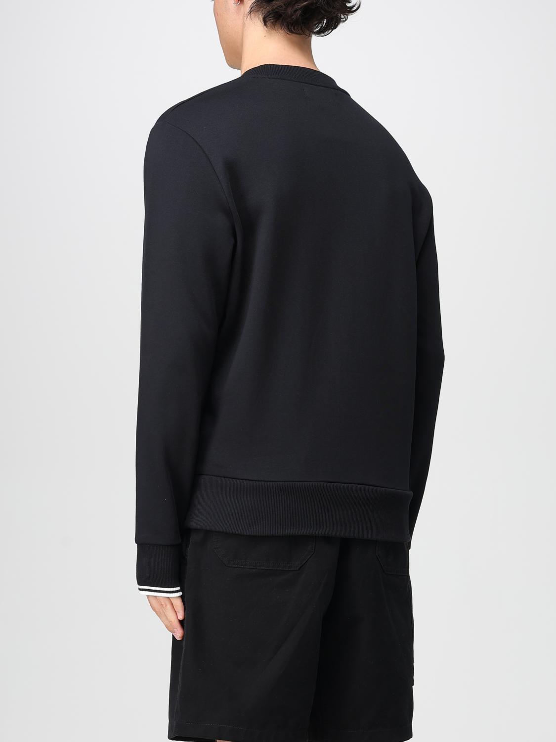 FRED PERRY SUDADERA: Jersey hombre Fred Perry, Negro - Img 2