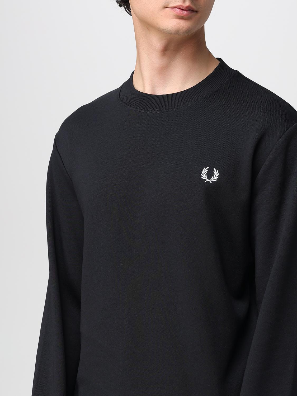 FRED PERRY SUDADERA: Jersey hombre Fred Perry, Negro - Img 3