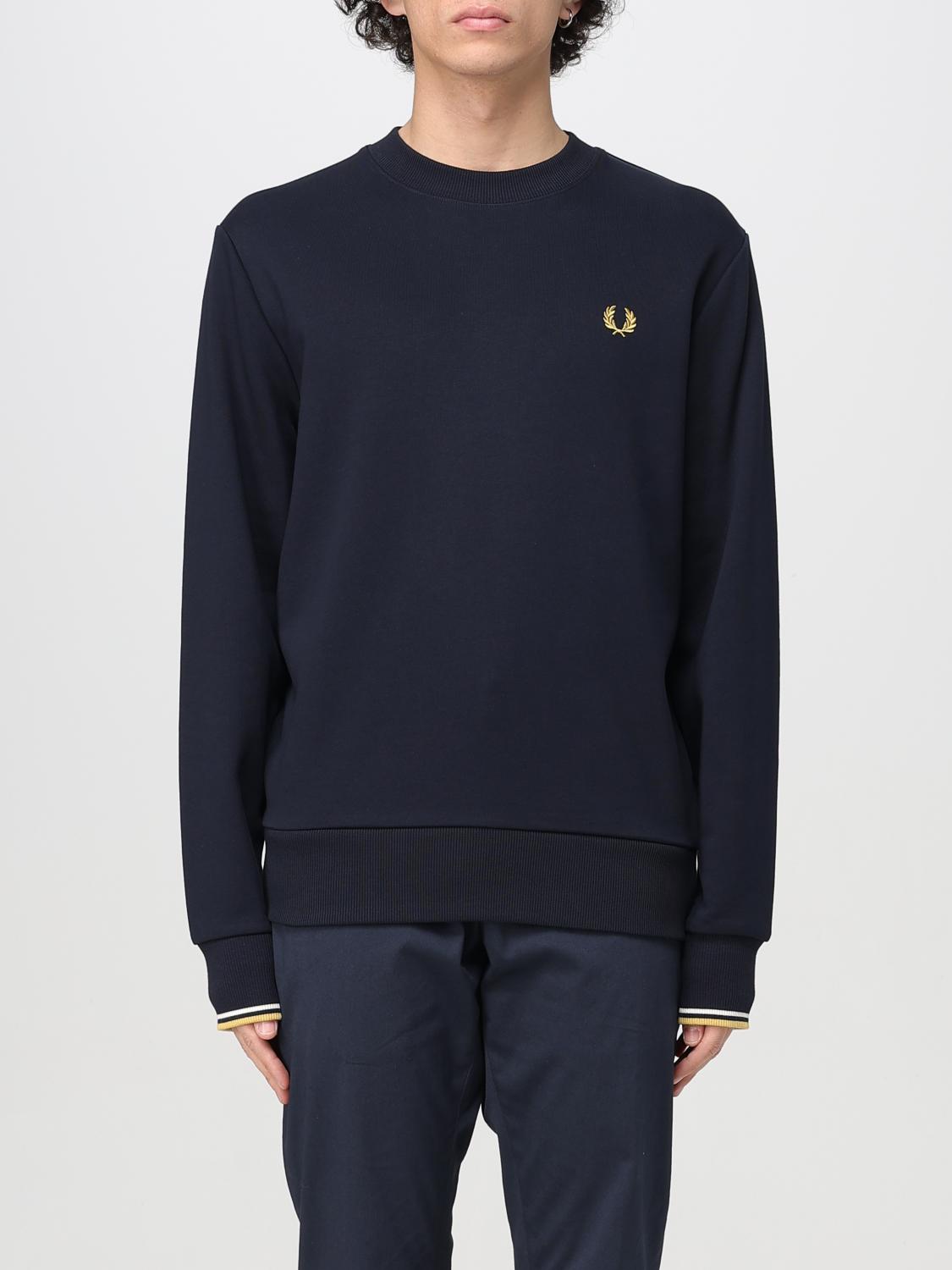 FRED PERRY SWEATSHIRT: Sweater men Fred Perry, Blue - Img 1