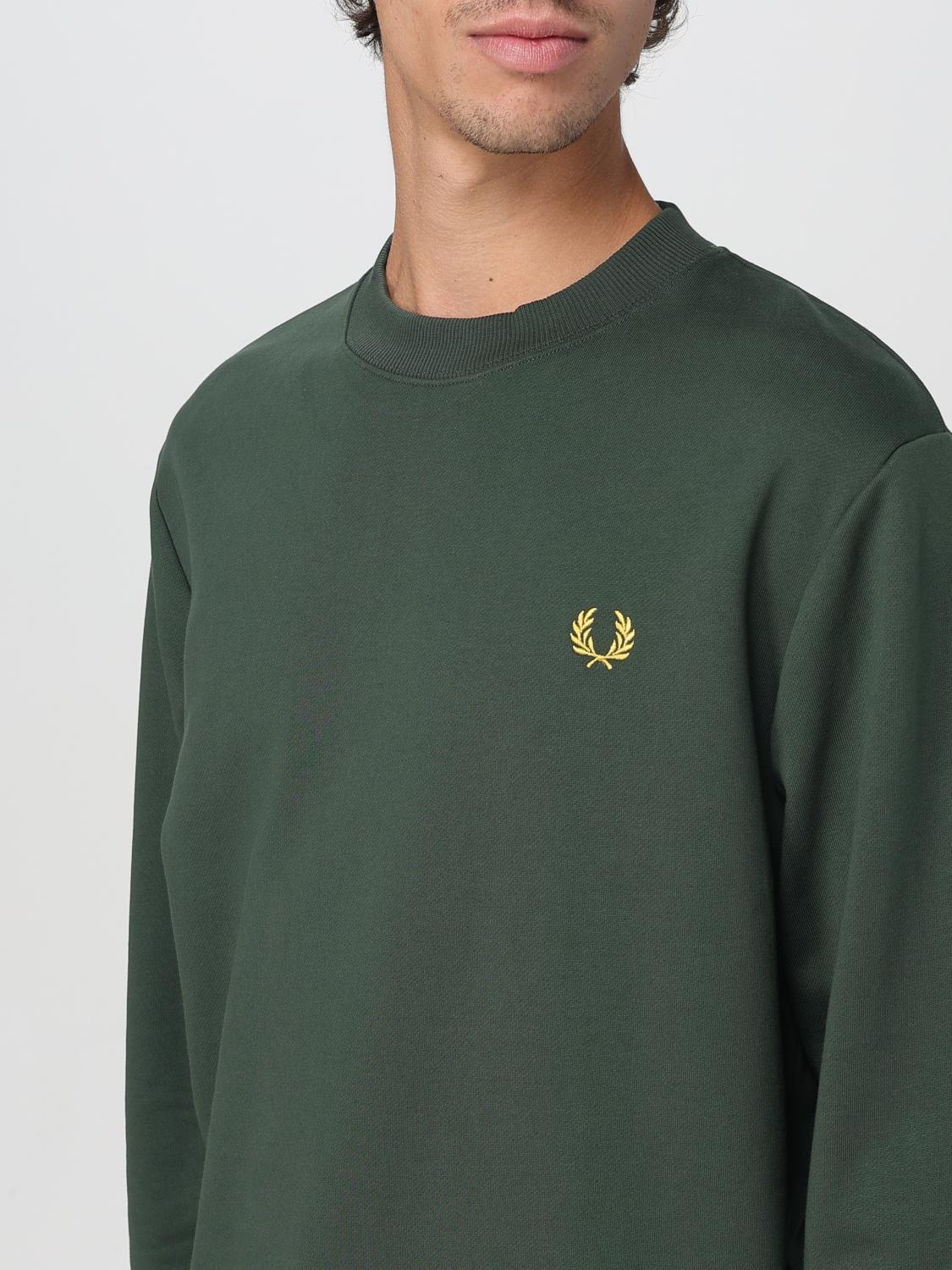 FRED PERRY SUDADERA: Jersey hombre Fred Perry, Verde - Img 3