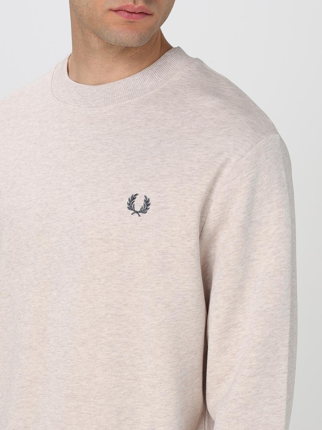 FRED PERRY SUDADERA: Jersey hombre Fred Perry, Beige - Img 3