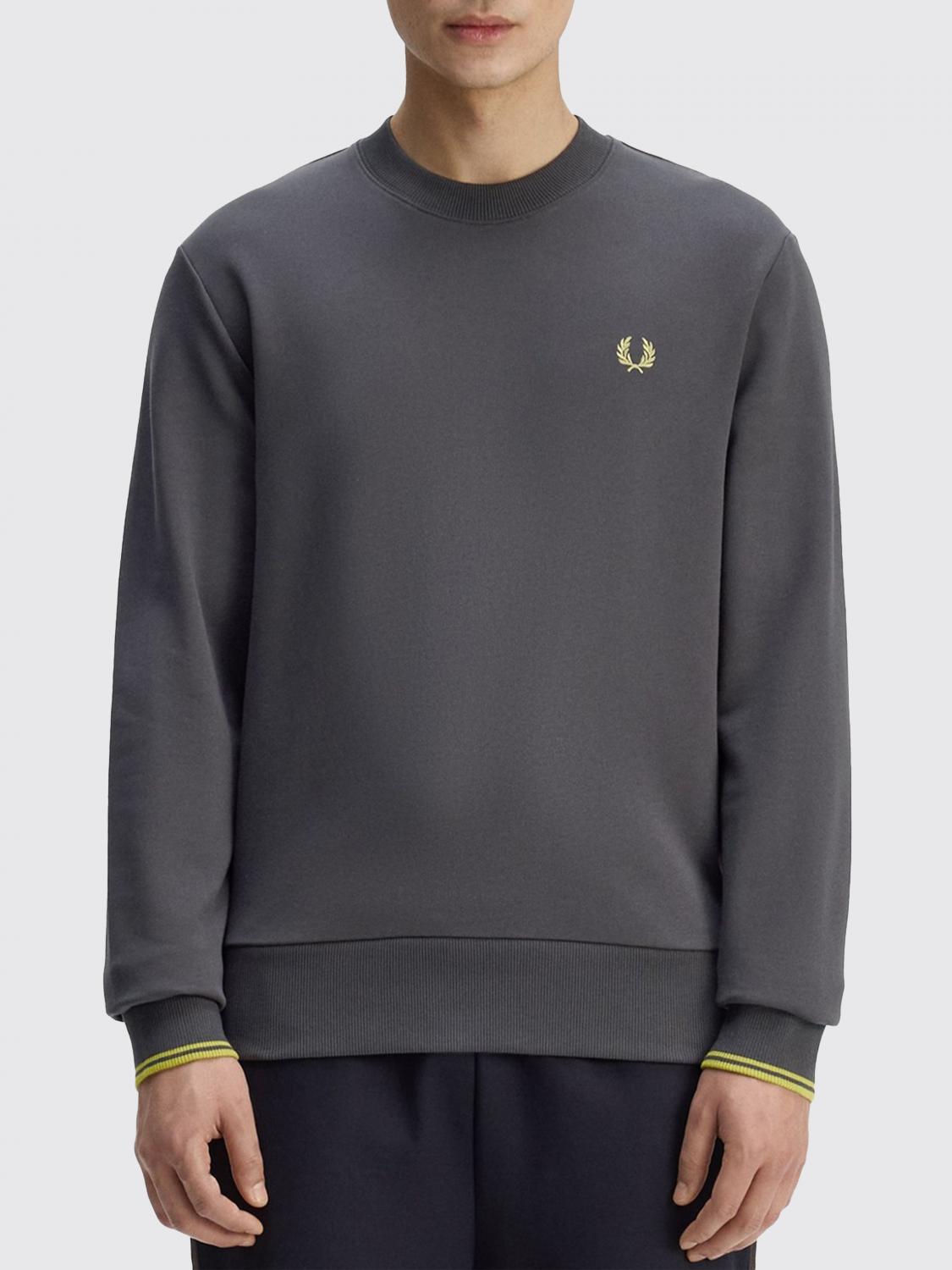 FRED PERRY SWEATSHIRT: Sweater men Fred Perry, Charcoal - Img 1