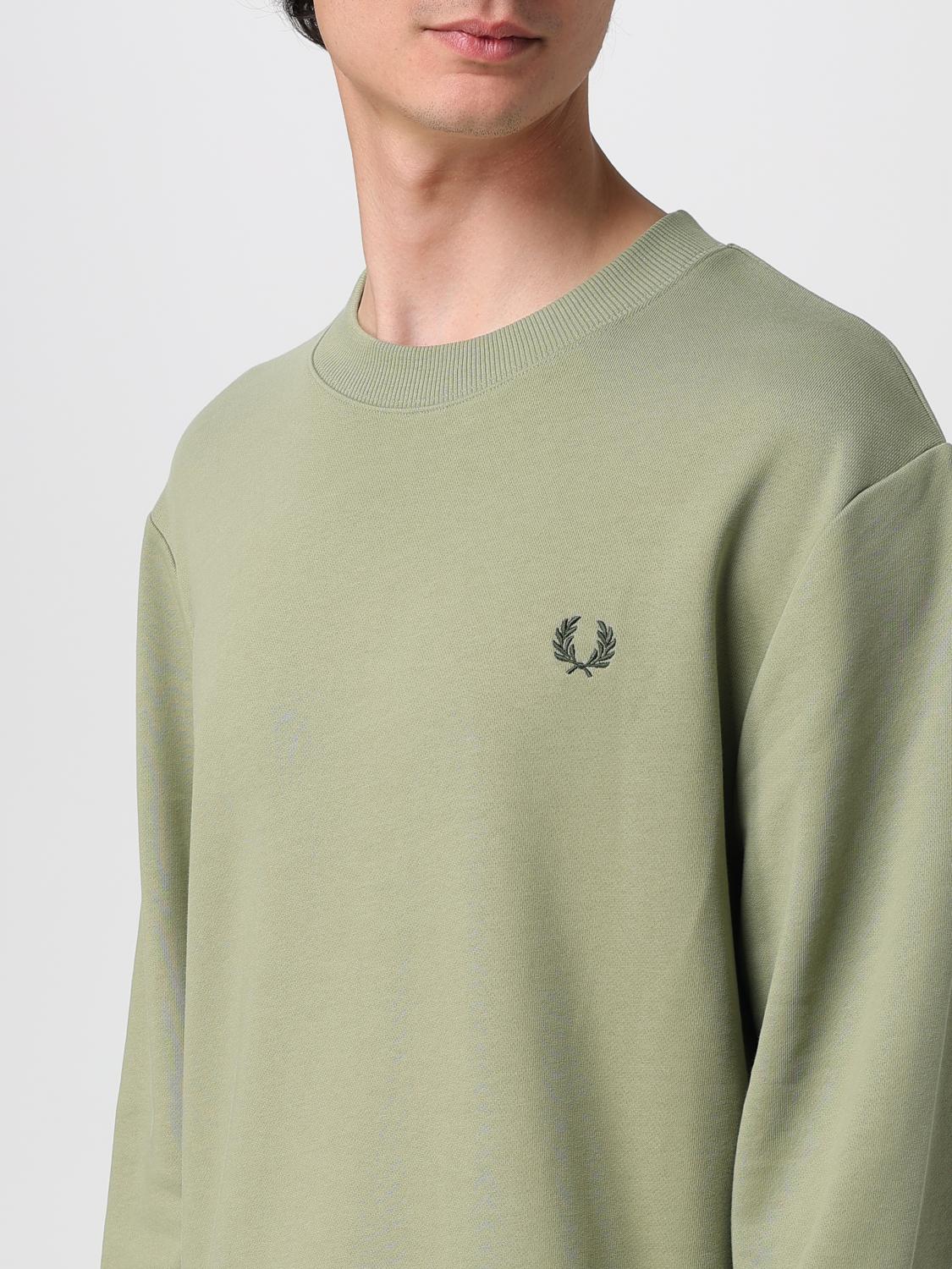 FRED PERRY SUDADERA: Jersey hombre Fred Perry, Musgo - Img 3