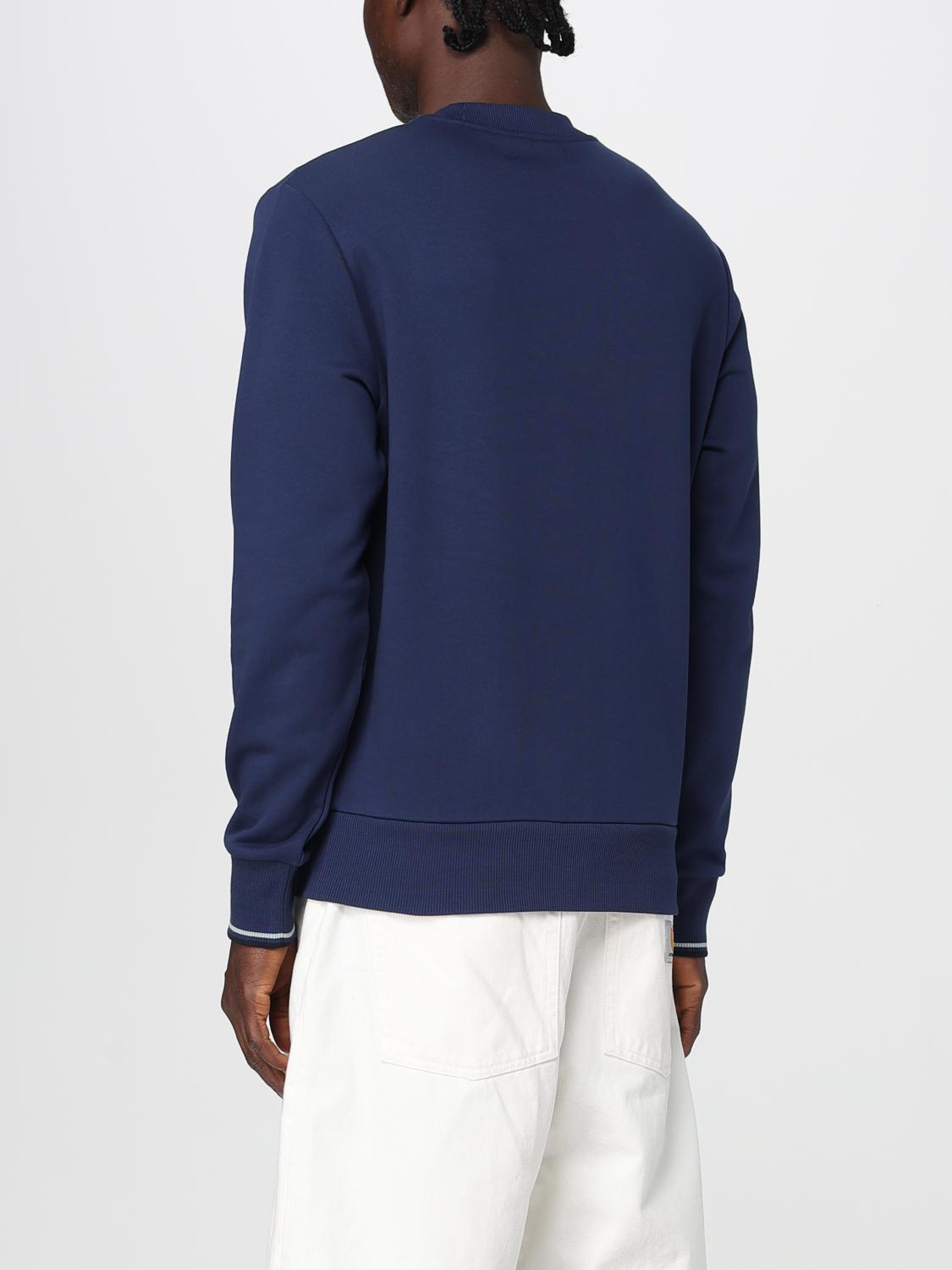 FRED PERRY SWEATSHIRT: Sweater men Fred Perry, Blue 1 - Img 2